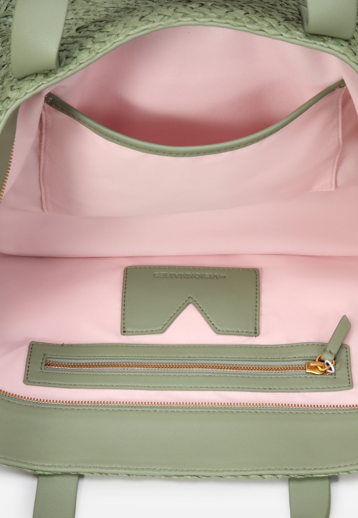 LES VISIONNAIRES- Bags- NIA RAFFIA- nature print / taupe brown / OS-yellow print / taupe brown / OS-nature / taupe brown / OS-grey / OS-green / OS-light green / OS-blue / OS-lilac / OS