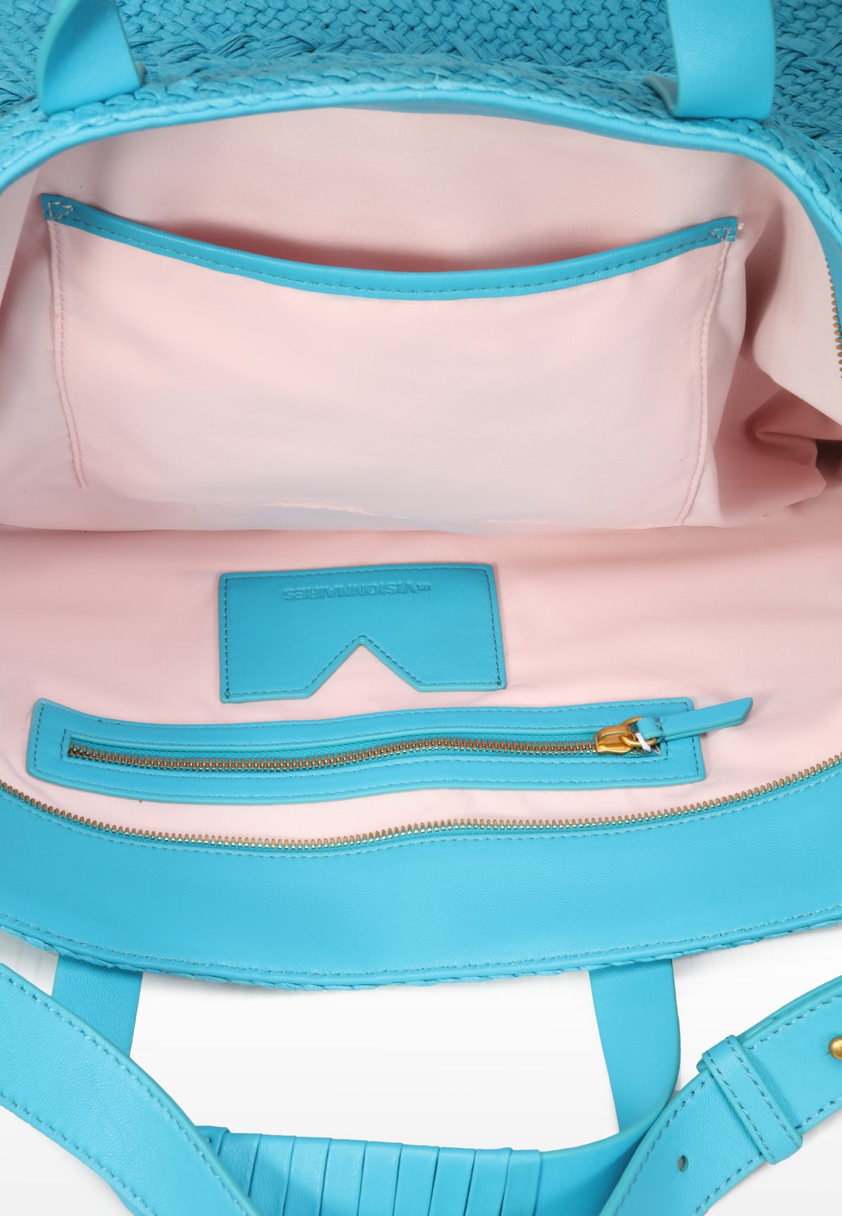 LES VISIONNAIRES- Bags- NIA RAFFIA- nature print / taupe brown / OS-yellow print / taupe brown / OS-nature / taupe brown / OS-grey / OS-green / OS-light green / OS-blue / OS-lilac / OS
