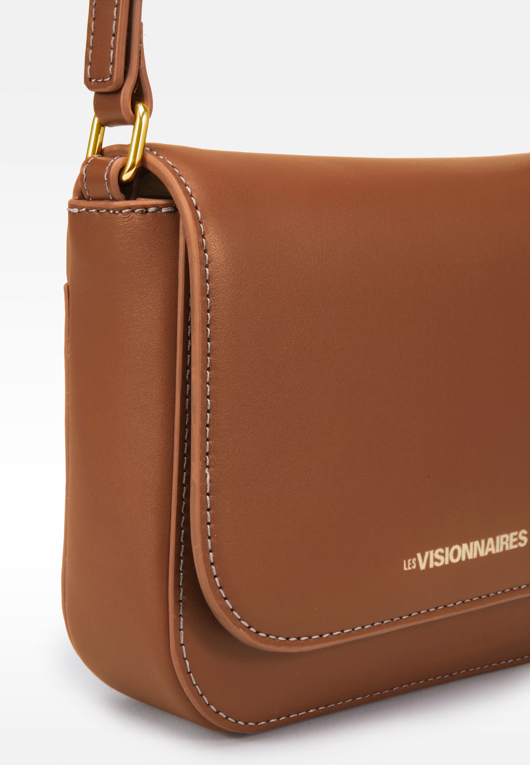 LES VISIONNAIRES- Bags- OLIVIA ESSENTIAL- cognac / OS-pistachio / OS