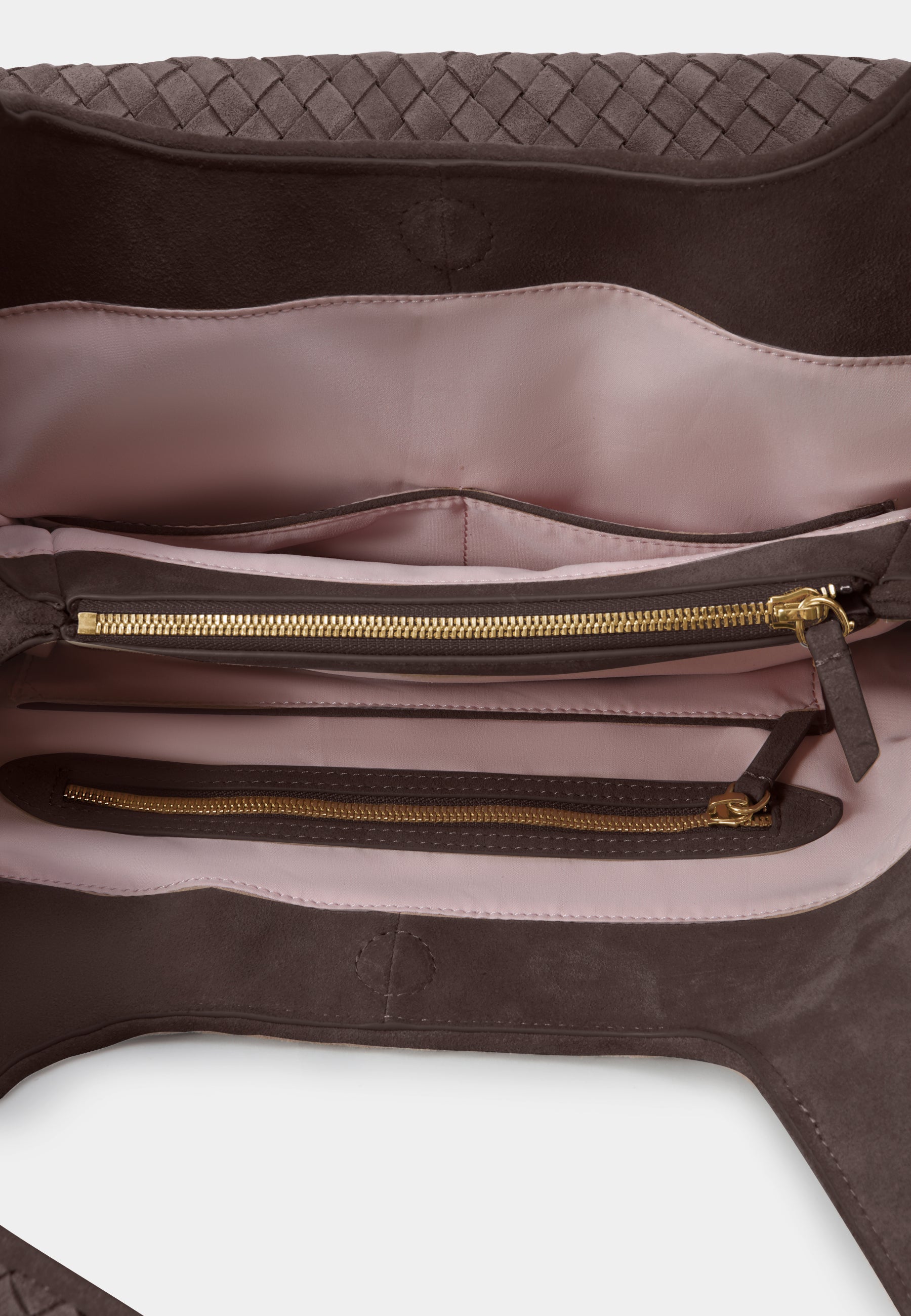 LES VISIONNAIRES- Bags- PAZ WEAVE COZY- golden brown / OS-chocolate brown / OS-mushroom / OS-sea kelp / OS