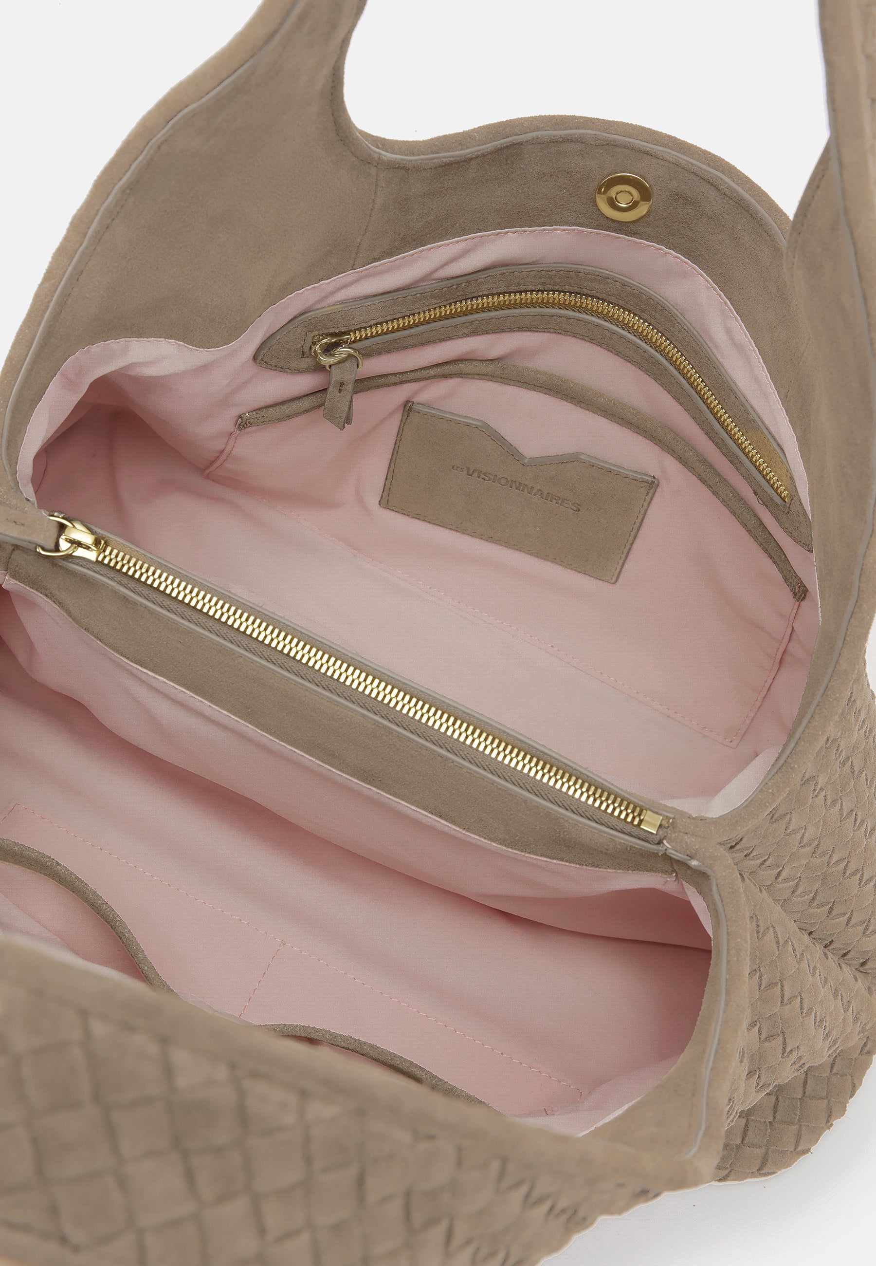 LES VISIONNAIRES- Bags- PAZ WEAVE COZY- golden brown / OS-chocolate brown / OS-mushroom / OS-sea kelp / OS