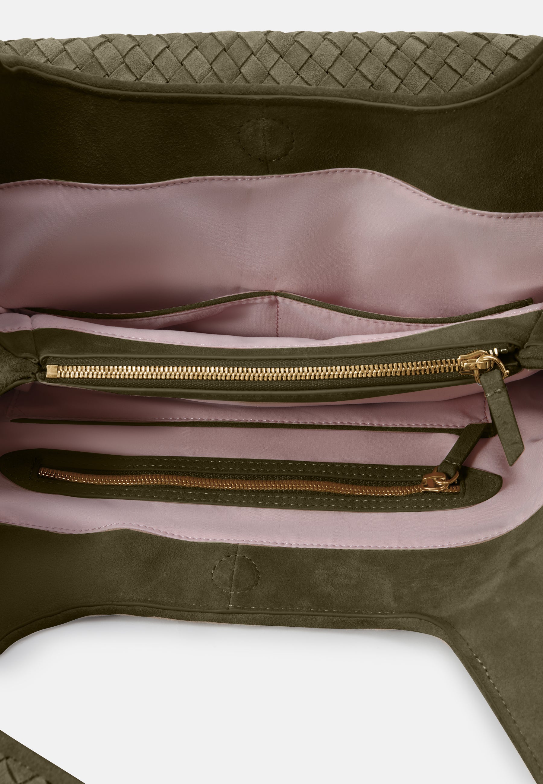 LES VISIONNAIRES- Bags- PAZ WEAVE COZY- golden brown / OS-chocolate brown / OS-mushroom / OS-sea kelp / OS