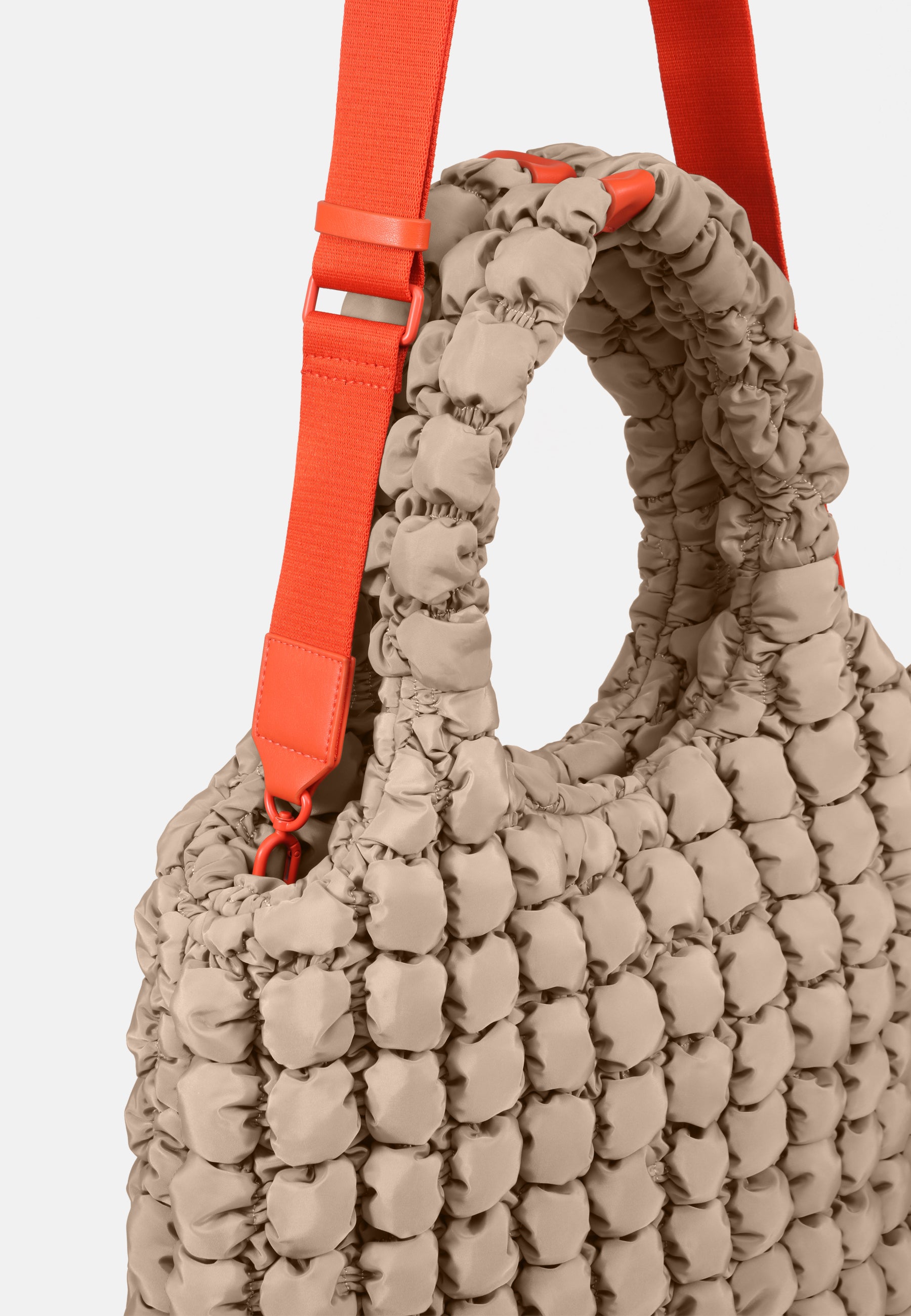 LES VISIONNAIRES- Bags- SHOPPER BUBBLE UNIO- strong orange / OS-black / OS-toast / OS-light grey / OS-deep forest / OS-tea green / OS-fresh blue / OS-navy / OS-amethyst / OS-barbie / OS