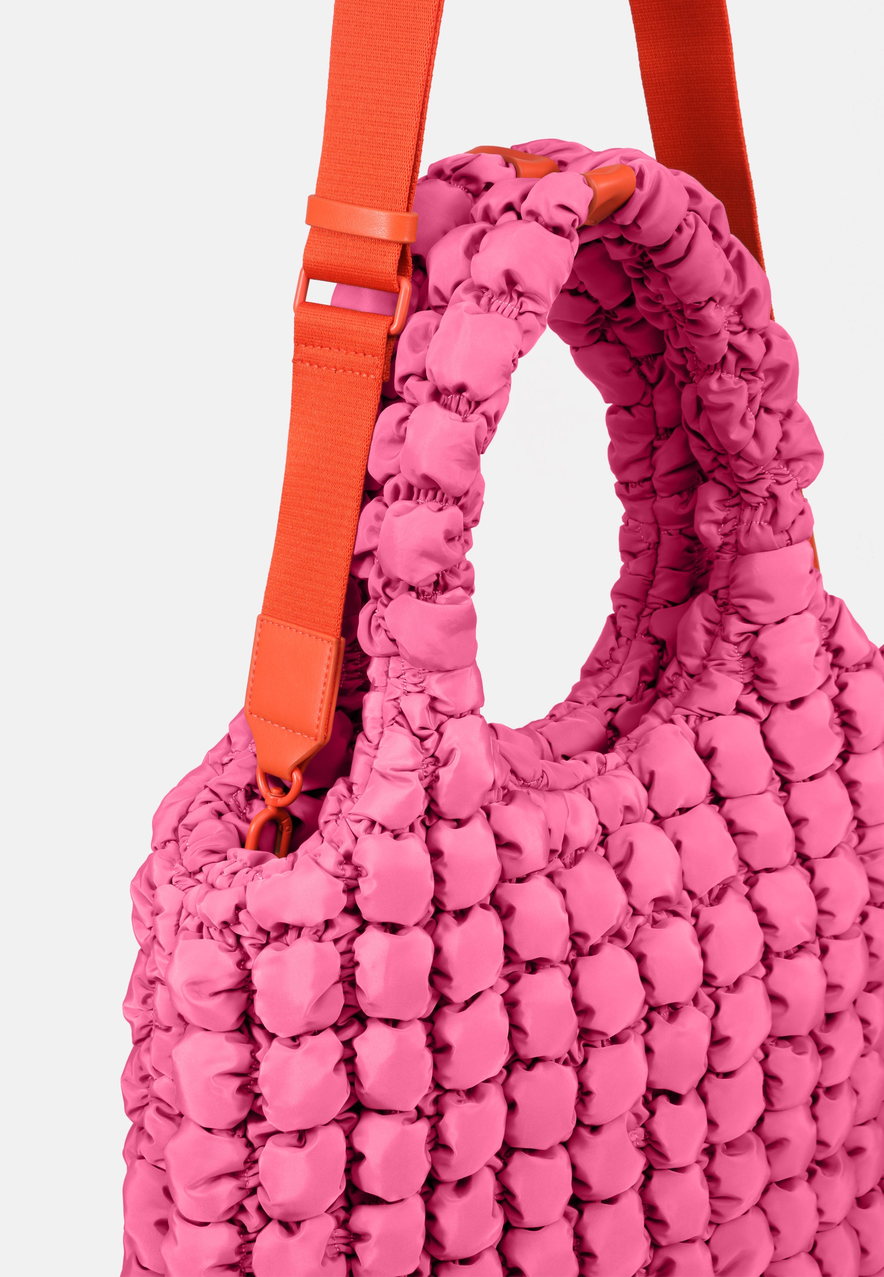 LES VISIONNAIRES- Bags- SHOPPER BUBBLE UNIO- strong orange / OS-black / OS-toast / OS-light grey / OS-deep forest / OS-tea green / OS-fresh blue / OS-navy / OS-amethyst / OS-barbie / OS