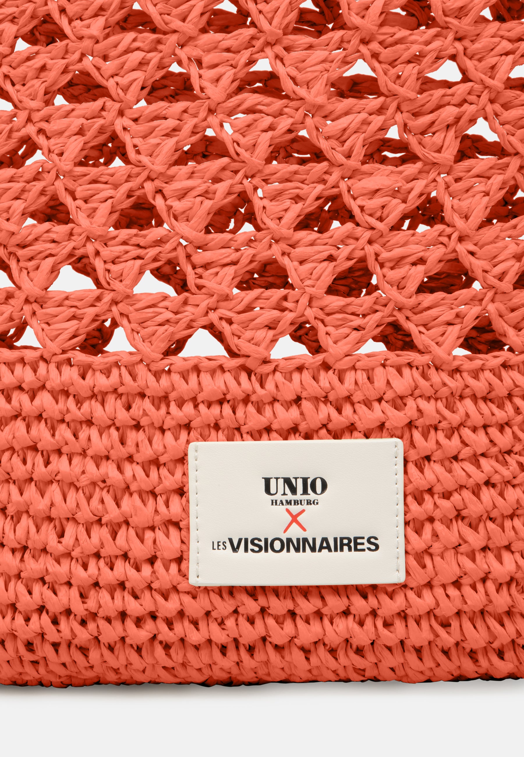 LES VISIONNAIRES- Bags- SHOPPER RAFFIA UNIO- strong orange / OS-black / OS-nature / OS-deep forest / OS-amethyst / OS-barbie / OS