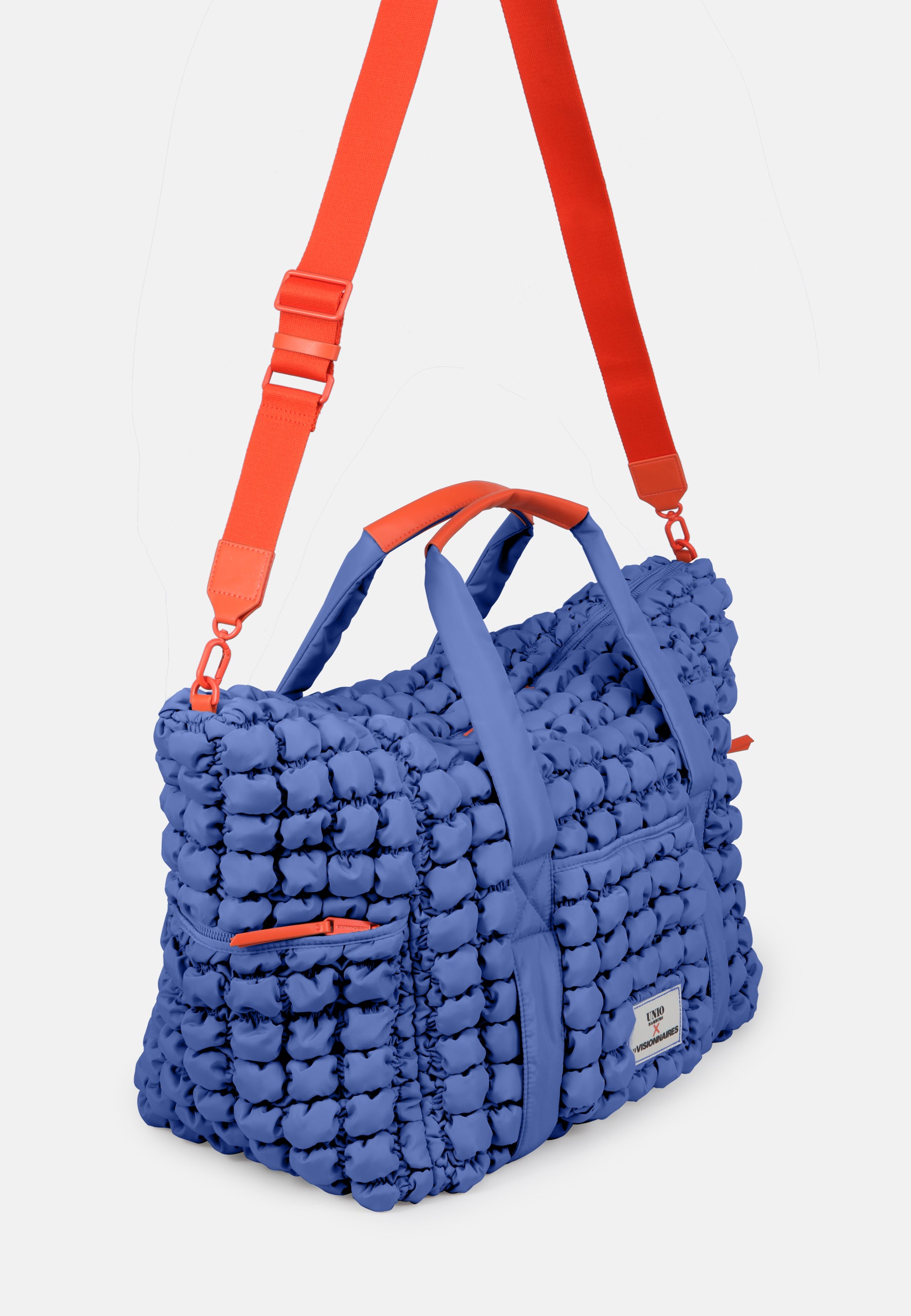 LES VISIONNAIRES- Bags- TRAVEL BAG BUBBLE UNIO- strong orange / OS-black / OS-toast / OS-light grey / OS-deep forest / OS-tea green / OS-fresh blue / OS-navy / OS-amethyst / OS-barbie / OS