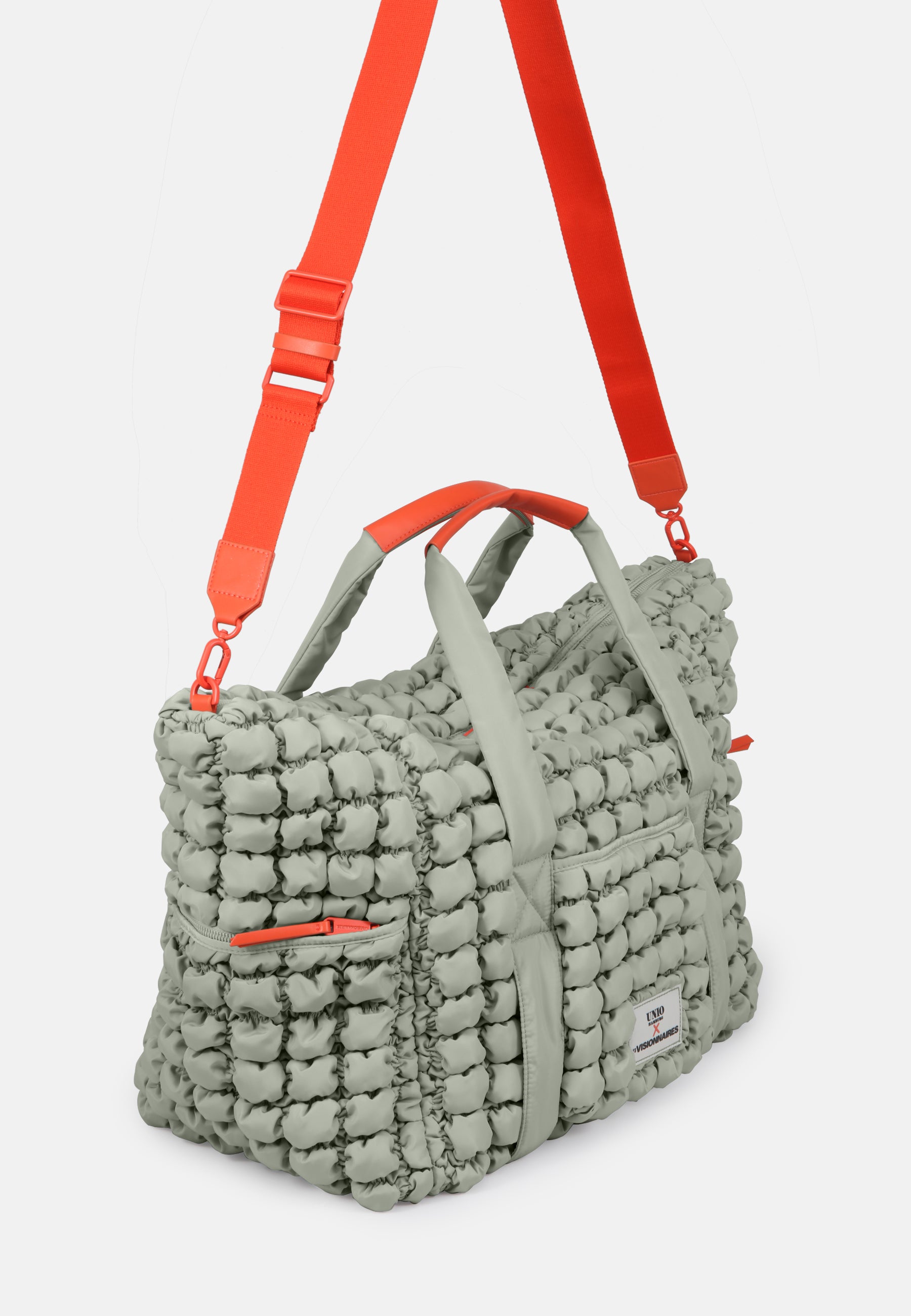 LES VISIONNAIRES- Bags- TRAVEL BAG BUBBLE UNIO- strong orange / OS-black / OS-toast / OS-light grey / OS-deep forest / OS-tea green / OS-fresh blue / OS-navy / OS-amethyst / OS-barbie / OS