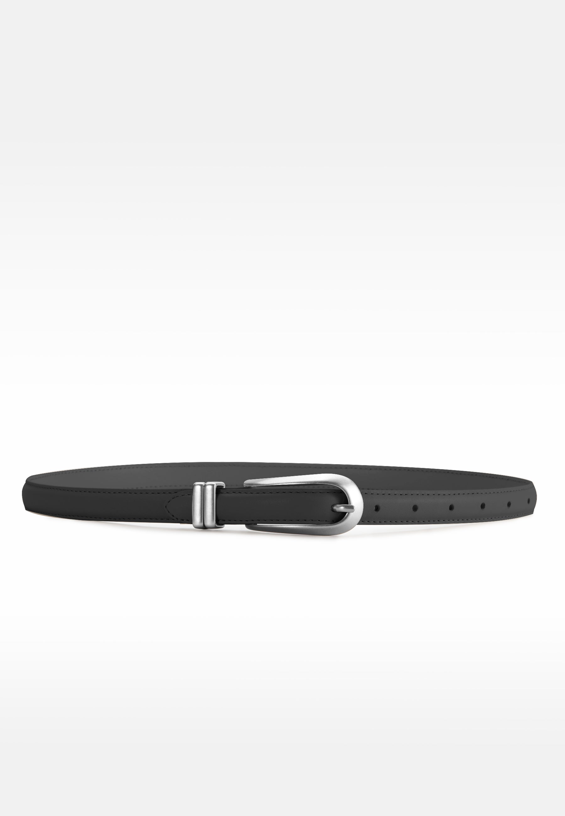 LES VISIONNAIRES- Belts- DANJA SMOOTH- black / 85-off white / 85-black / 90-off white / 90-black / 95-off white / 95-black / 100-off white / 100-black / 75-off white / 75