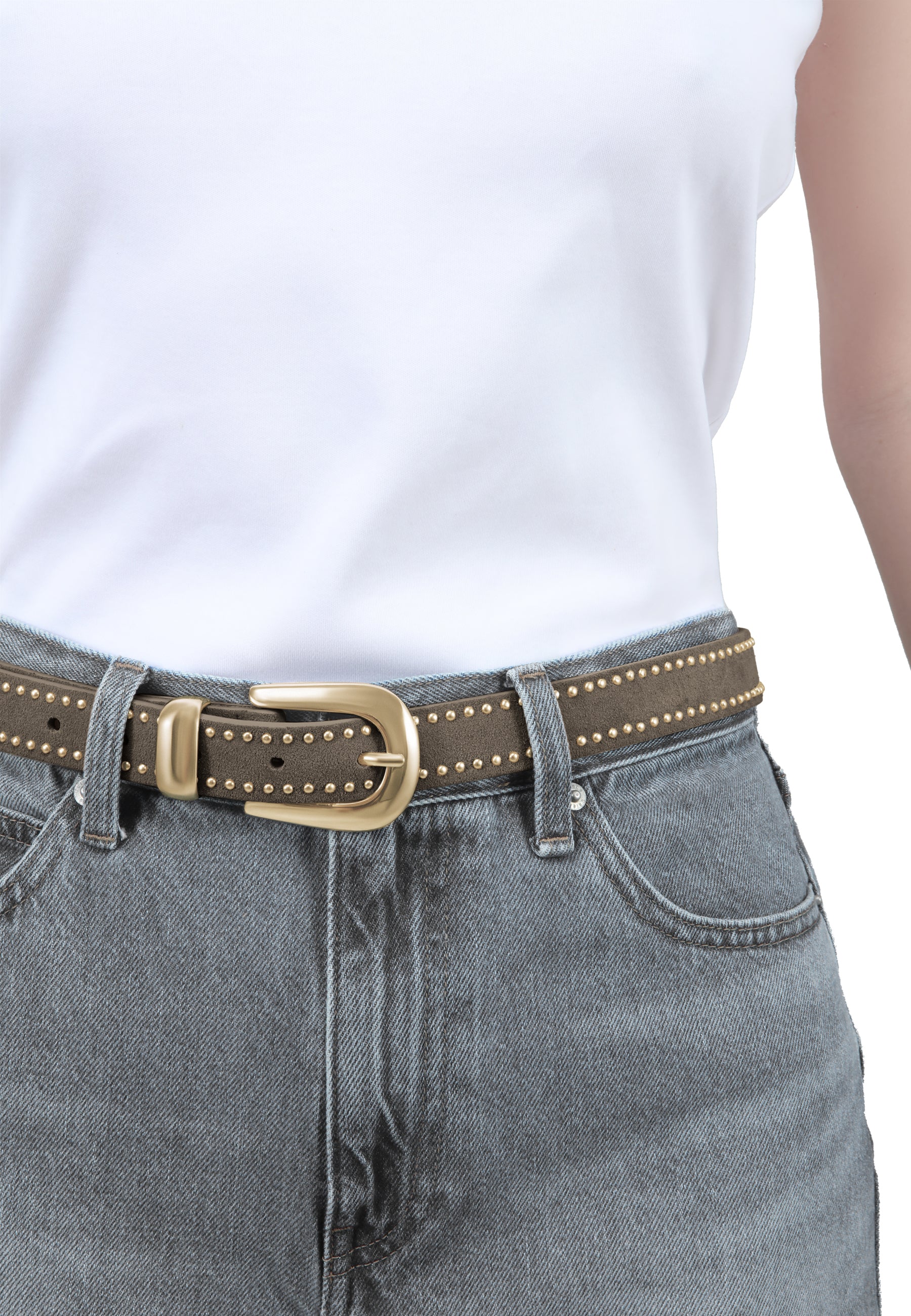 LES VISIONNAIRES- Belts- GILL SMOOTH- golden brown / 75-golden brown / 80-golden brown / 85-golden brown / 90-golden brown / 95-golden brown / 100-chocolate brown / 75-chocolate brown / 80-chocolate brown / 85-chocolate brown / 90