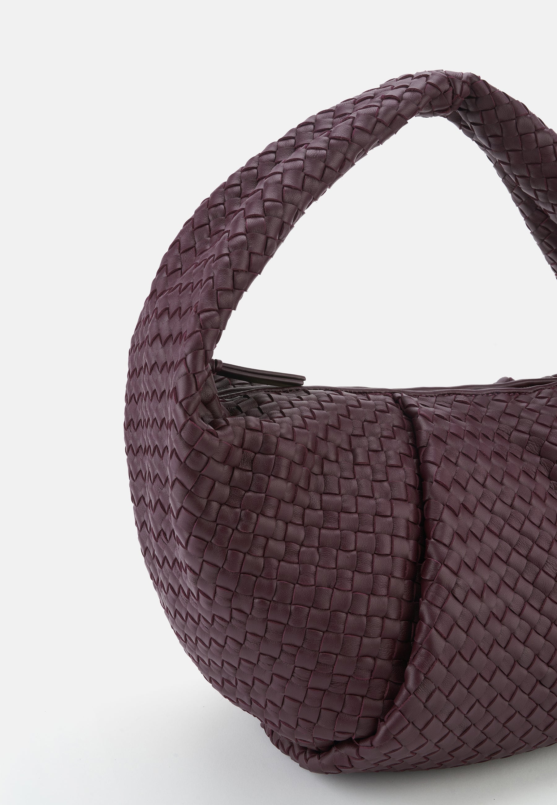 LES VISIONNAIRES- Bags- MICHI VON WANT GRETA WEAVE X JOLENE- aubergine / OS