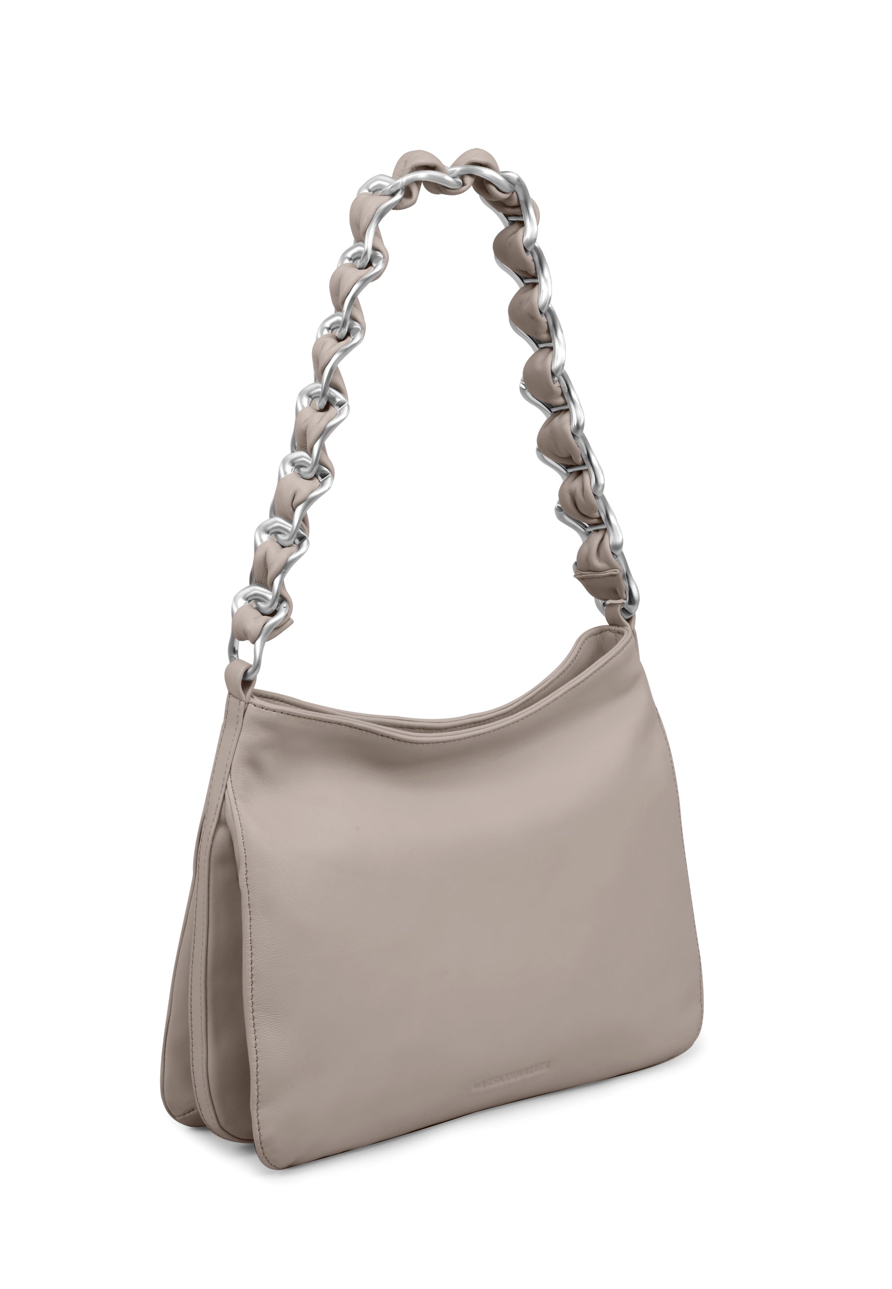 LES VISIONNAIRES- Handtaschen>Damen>Ledertaschen>Schultertaschen- ANNA CHAIN- black / OS-off white / OS-caramel / OS-cappuccino beige / OS-matcha tea / OS-dusk blue / OS-cranberry / OS