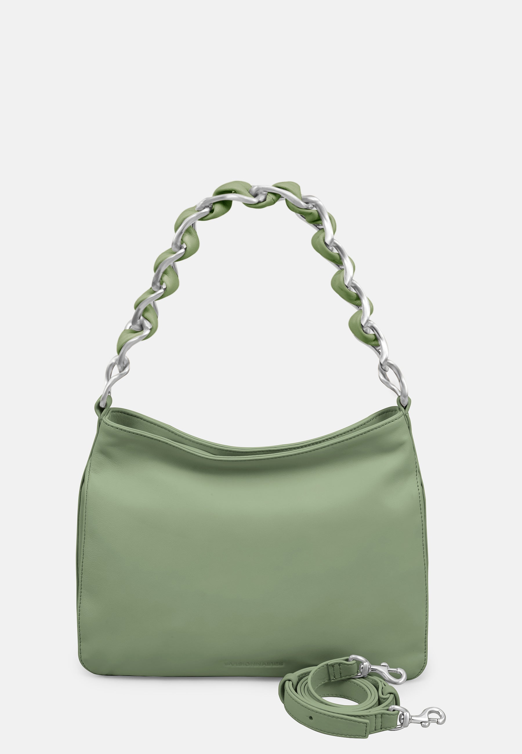 LES VISIONNAIRES- Handtaschen>Damen>Ledertaschen>Schultertaschen- ANNA CHAIN- black / OS-off white / OS-caramel / OS-cappuccino beige / OS-matcha tea / OS-dusk blue / OS-cranberry / OS