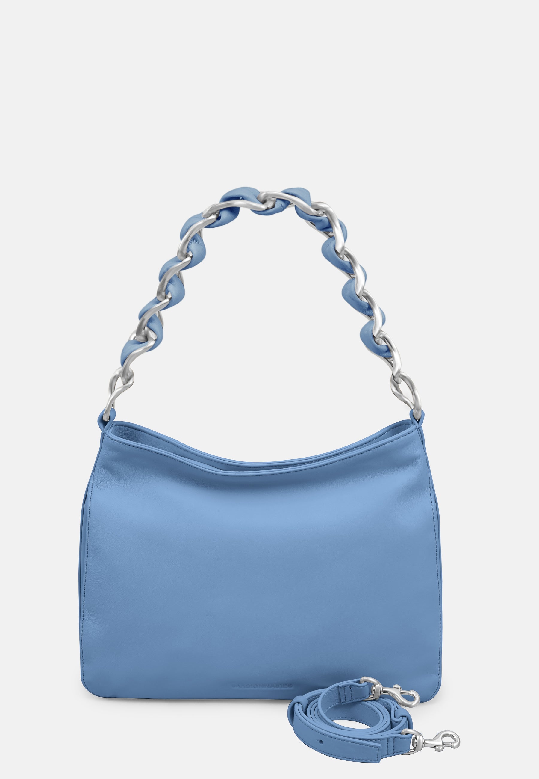 LES VISIONNAIRES- Handtaschen>Damen>Ledertaschen>Schultertaschen- ANNA CHAIN- black / OS-off white / OS-caramel / OS-cappuccino beige / OS-matcha tea / OS-dusk blue / OS-cranberry / OS