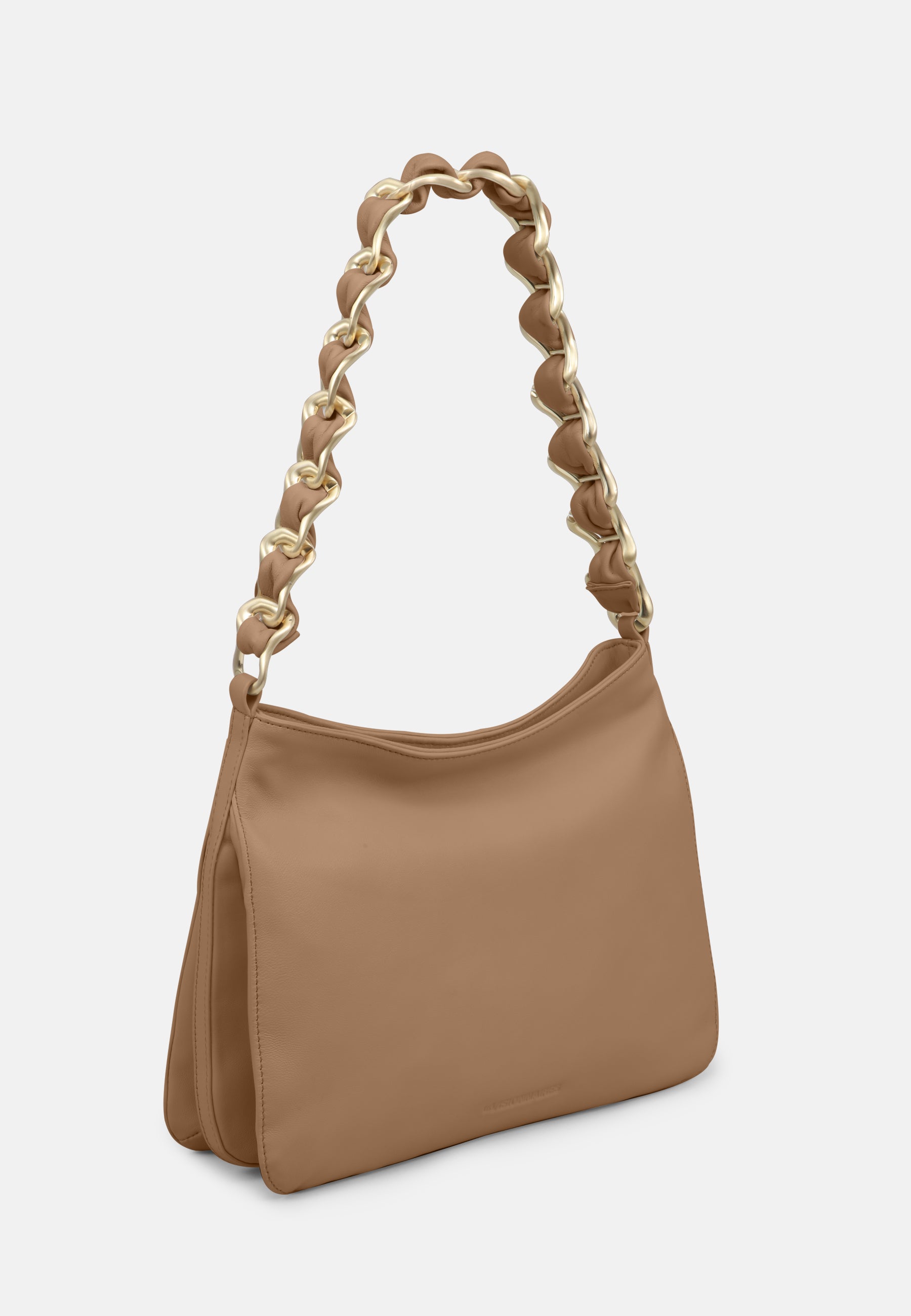 LES VISIONNAIRES- Handtaschen>Damen>Ledertaschen>Schultertaschen- ANNA CHAIN- black / OS-off white / OS-caramel / OS-cappuccino beige / OS-matcha tea / OS-dusk blue / OS-cranberry / OS