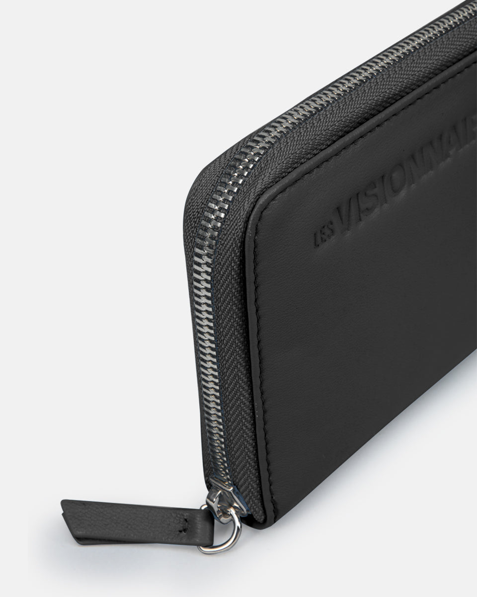 LES VISIONNAIRES- Wallets- ELINA 25 SILKY- black / OS-off white / OS-caramel / OS-cappuccino beige / OS-matcha tea / OS-dusk blue / OS-cranberry / OS