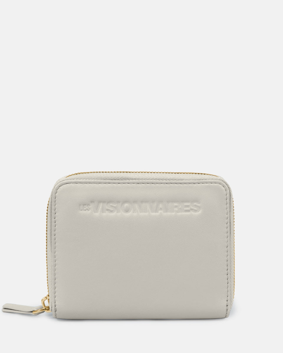 LES VISIONNAIRES- Wallets- ELINA 25 SILKY- black / OS-off white / OS-caramel / OS-cappuccino beige / OS-matcha tea / OS-dusk blue / OS-cranberry / OS