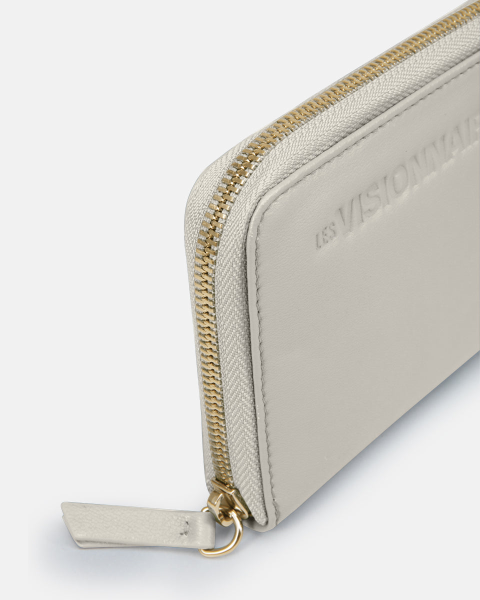 LES VISIONNAIRES- Wallets- ELINA 25 SILKY- black / OS-off white / OS-caramel / OS-cappuccino beige / OS-matcha tea / OS-dusk blue / OS-cranberry / OS