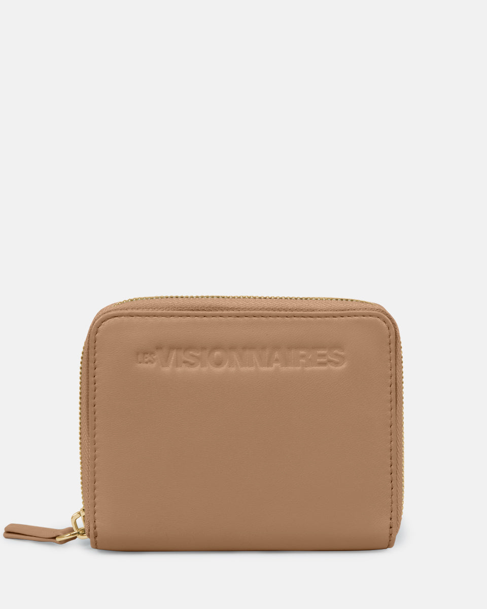 LES VISIONNAIRES- Wallets- ELINA 25 SILKY- black / OS-off white / OS-caramel / OS-cappuccino beige / OS-matcha tea / OS-dusk blue / OS-cranberry / OS