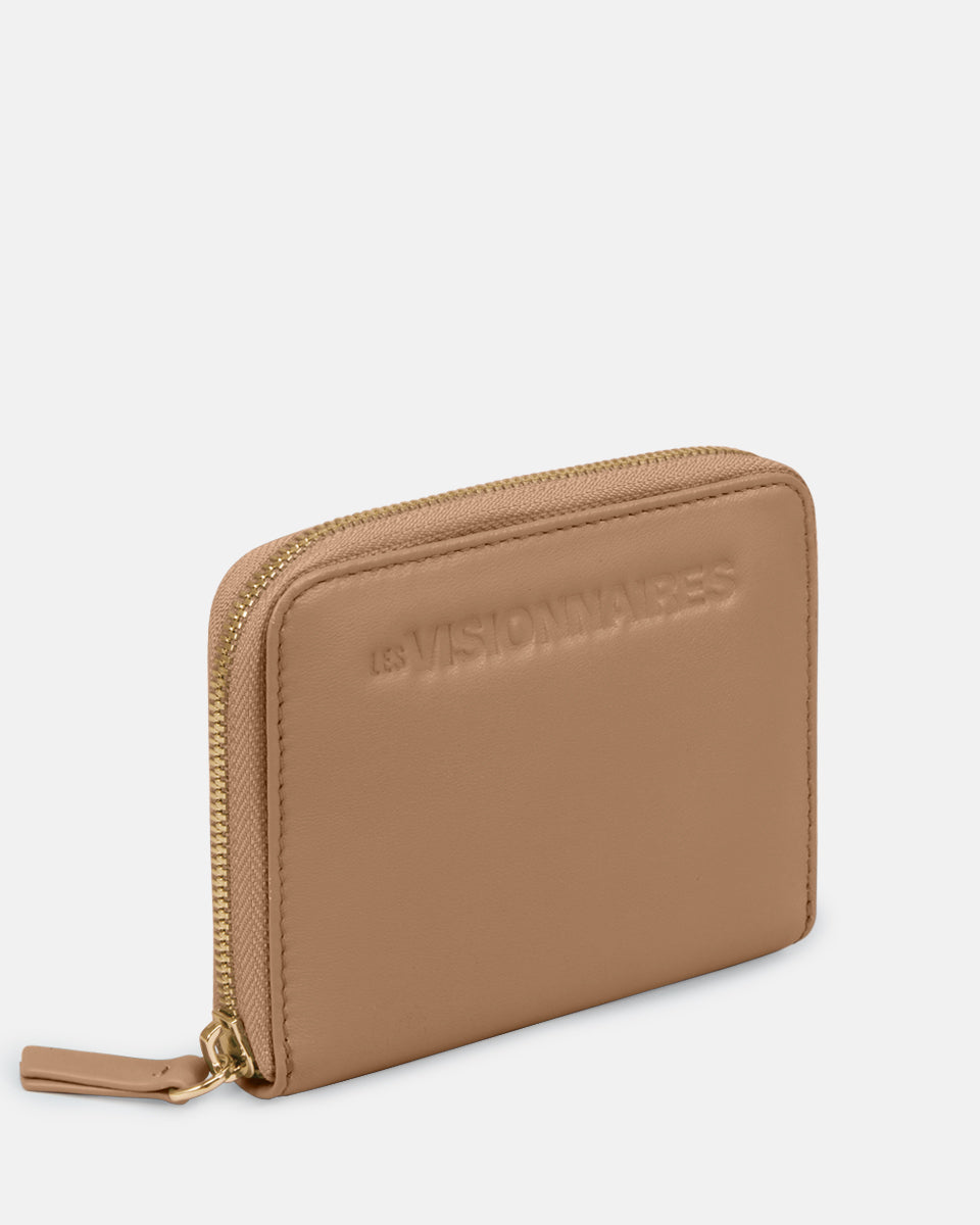 LES VISIONNAIRES- Wallets- ELINA 25 SILKY- black / OS-off white / OS-caramel / OS-cappuccino beige / OS-matcha tea / OS-dusk blue / OS-cranberry / OS