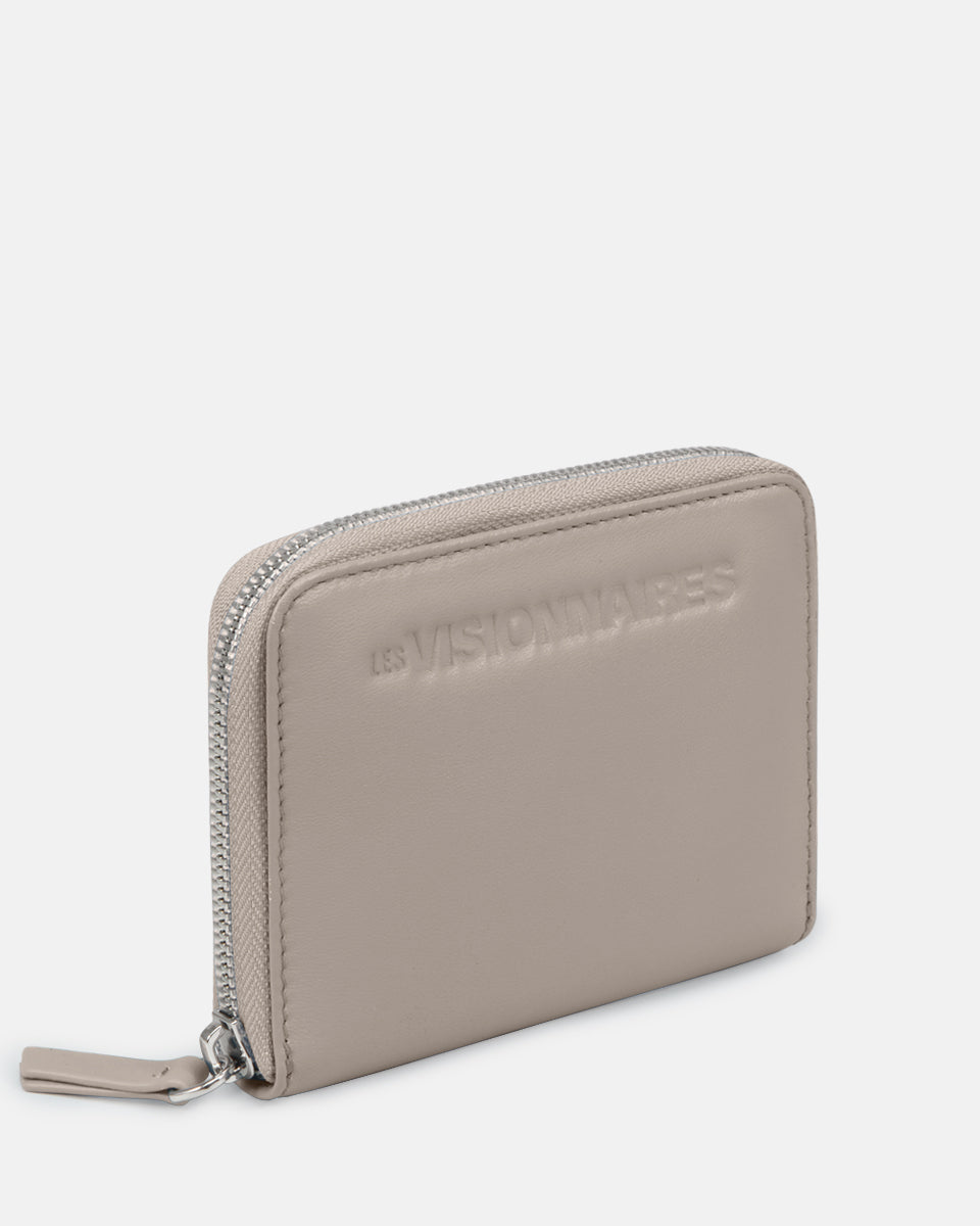LES VISIONNAIRES- Wallets- ELINA 25 SILKY- black / OS-off white / OS-caramel / OS-cappuccino beige / OS-matcha tea / OS-dusk blue / OS-cranberry / OS
