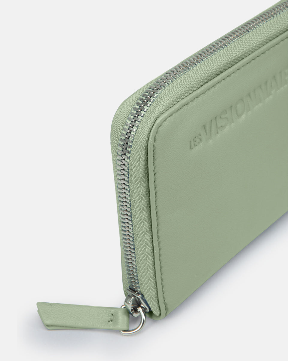 LES VISIONNAIRES- Wallets- ELINA 25 SILKY- black / OS-off white / OS-caramel / OS-cappuccino beige / OS-matcha tea / OS-dusk blue / OS-cranberry / OS