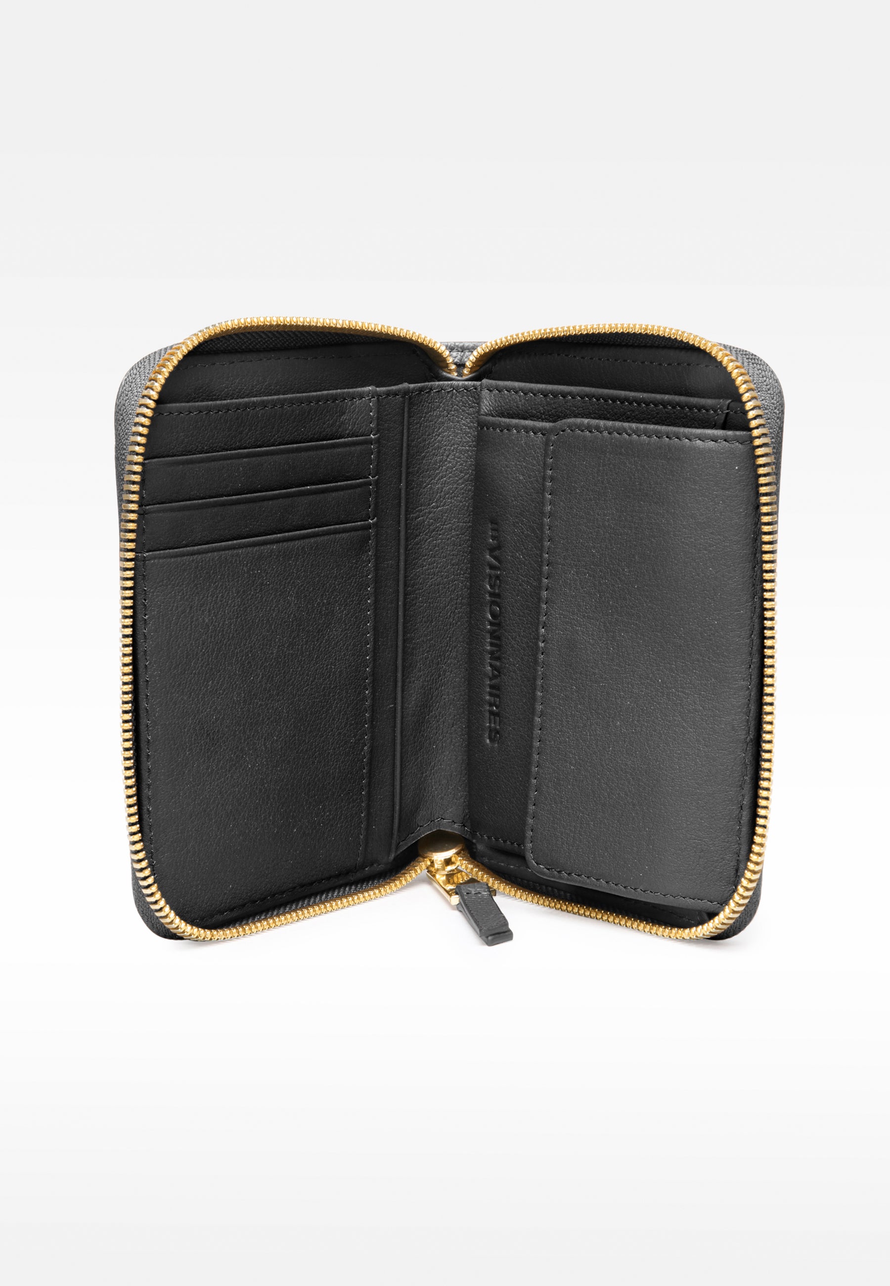 LES VISIONNAIRES- Wallets- ELINA STRUCTURE- black / OS-taupe brown / OS-cranberry red / OS-salmon / OS
