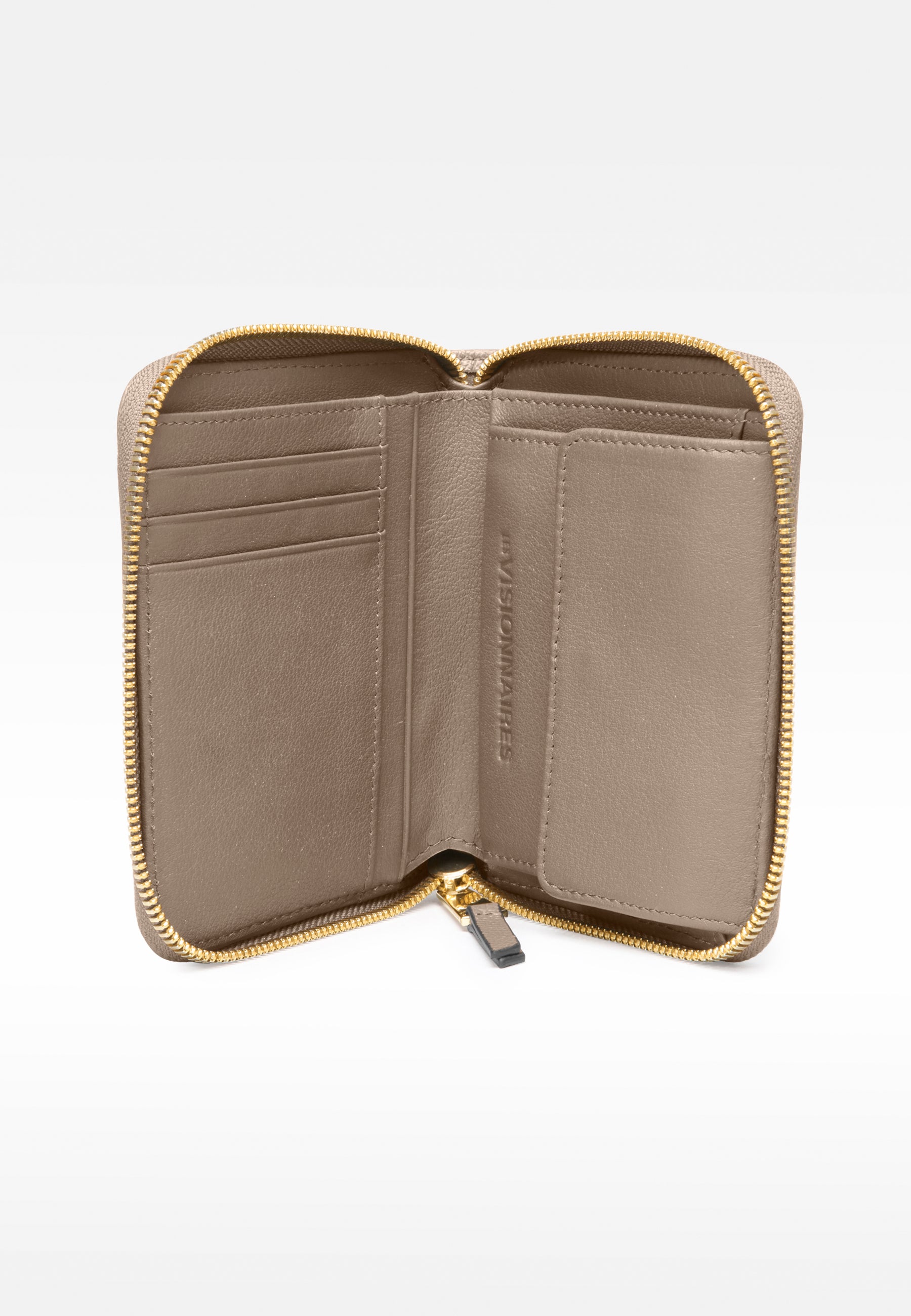 LES VISIONNAIRES- Wallets- ELINA STRUCTURE- black / OS-taupe brown / OS-cranberry red / OS-salmon / OS