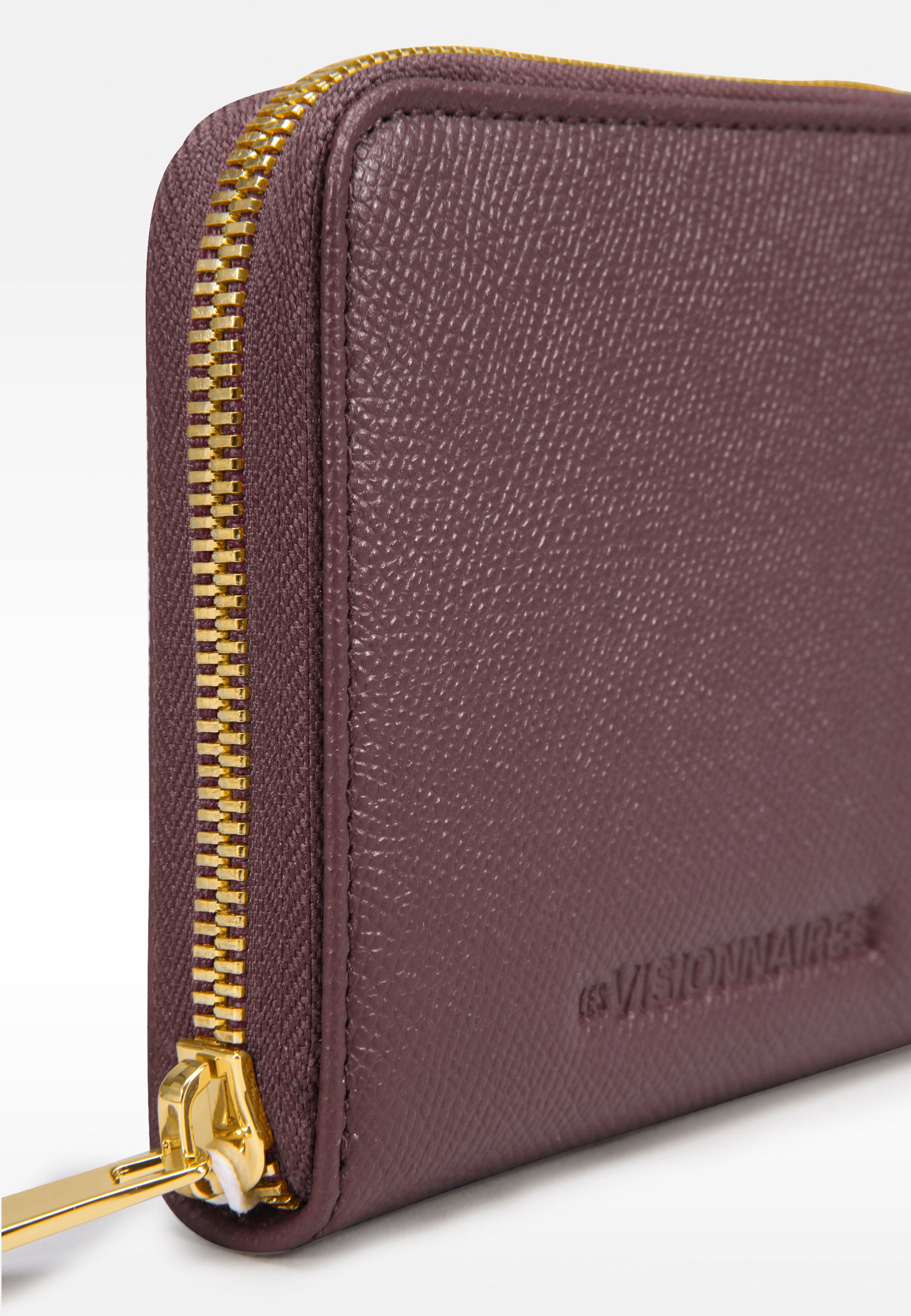 LES VISIONNAIRES- Wallets- ELINA STRUCTURE- black / OS-taupe brown / OS-cranberry red / OS-salmon / OS