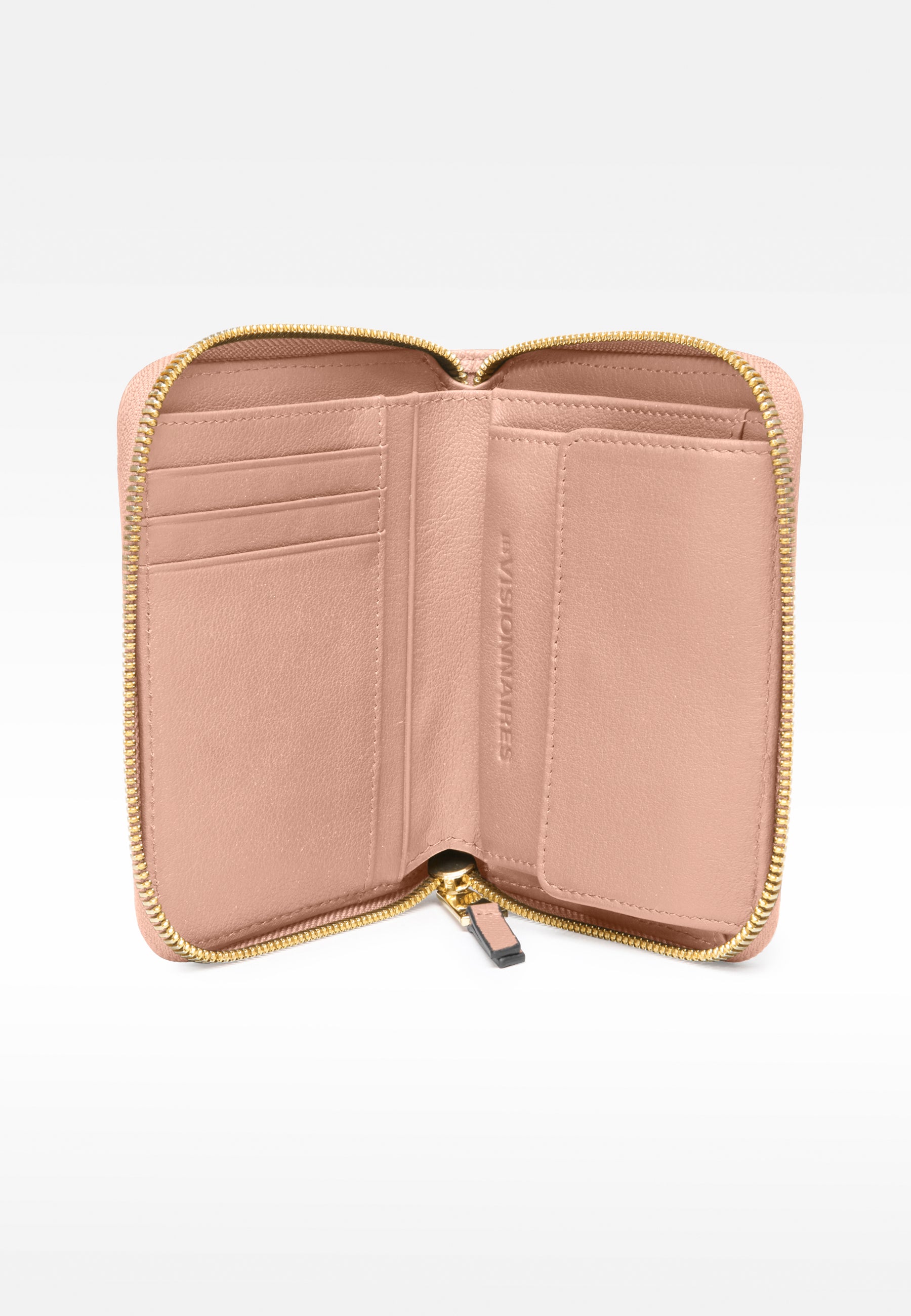 LES VISIONNAIRES- Wallets- ELINA STRUCTURE- black / OS-taupe brown / OS-cranberry red / OS-salmon / OS
