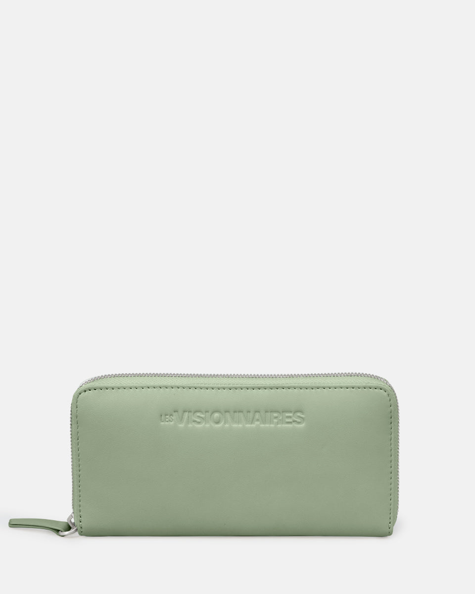 LES VISIONNAIRES- Wallets- LILY 25 SILKY- black / OS-off white / OS-caramel / OS-cappuccino beige / OS-matcha tea / OS-dusk blue / OS-cranberry / OS