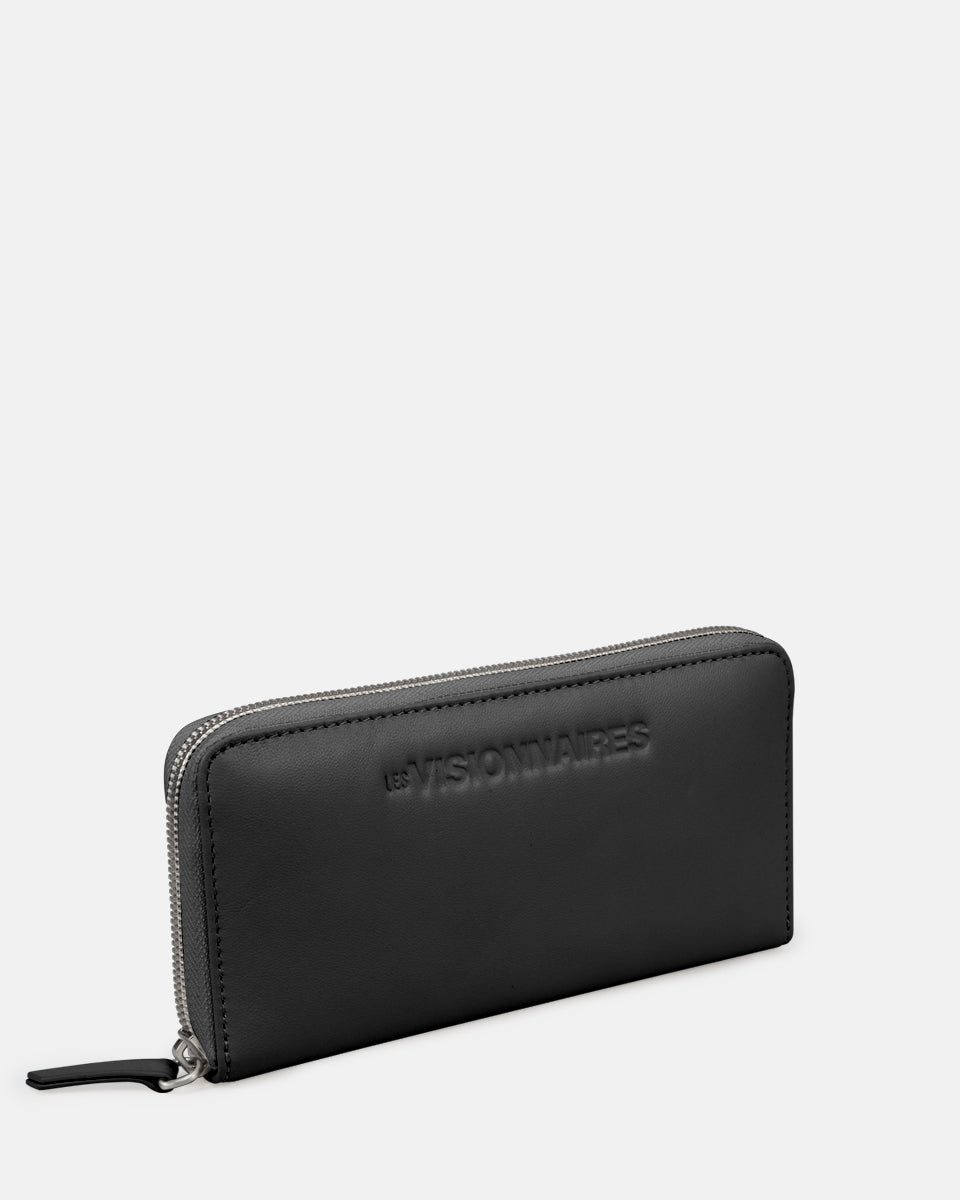 LES VISIONNAIRES- Wallets- LILY 25 SILKY- black / OS-off white / OS-caramel / OS-cappuccino beige / OS-matcha tea / OS-dusk blue / OS-cranberry / OS