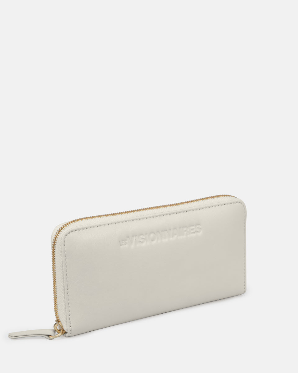 LES VISIONNAIRES- Wallets- LILY 25 SILKY- black / OS-off white / OS-caramel / OS-cappuccino beige / OS-matcha tea / OS-dusk blue / OS-cranberry / OS