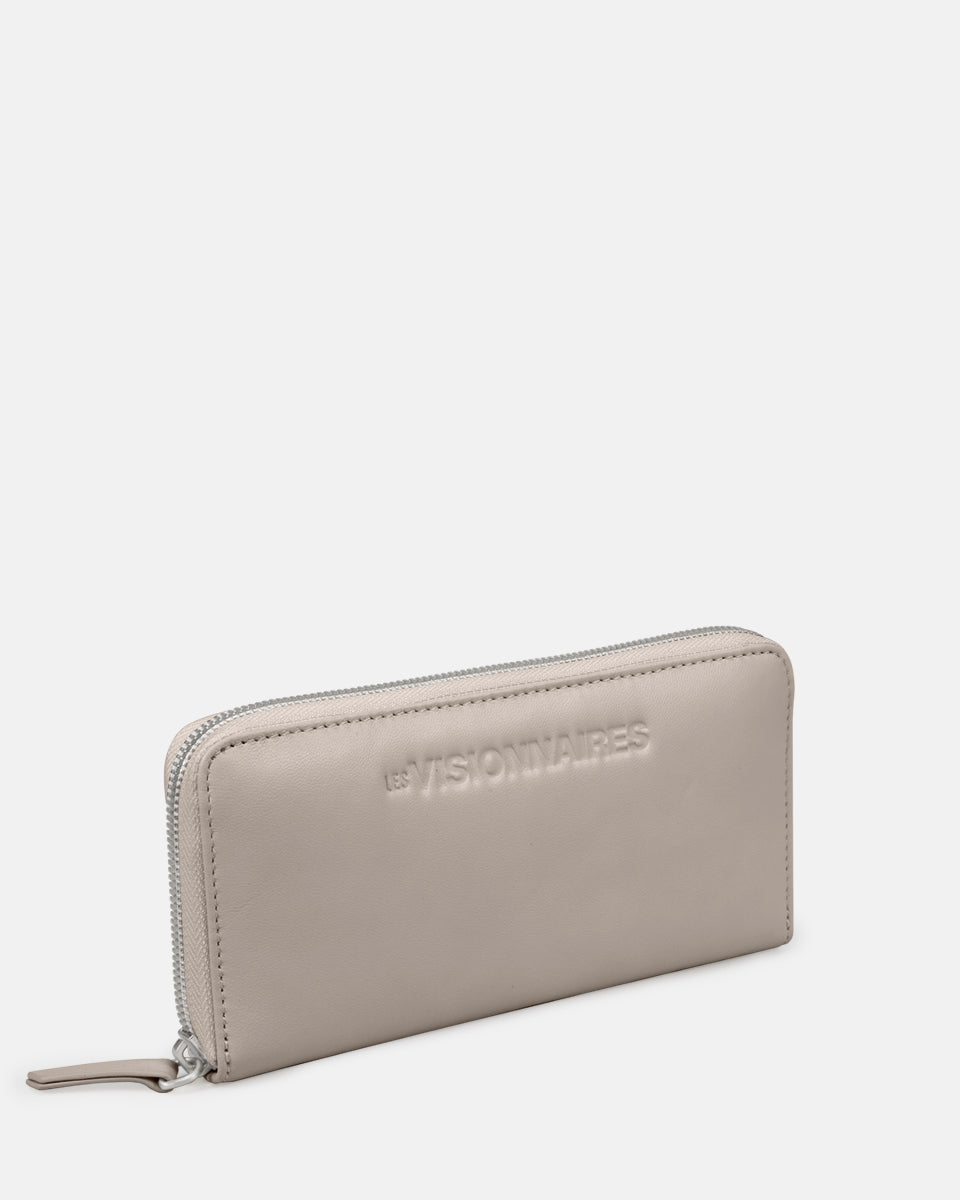 LES VISIONNAIRES- Wallets- LILY 25 SILKY- black / OS-off white / OS-caramel / OS-cappuccino beige / OS-matcha tea / OS-dusk blue / OS-cranberry / OS