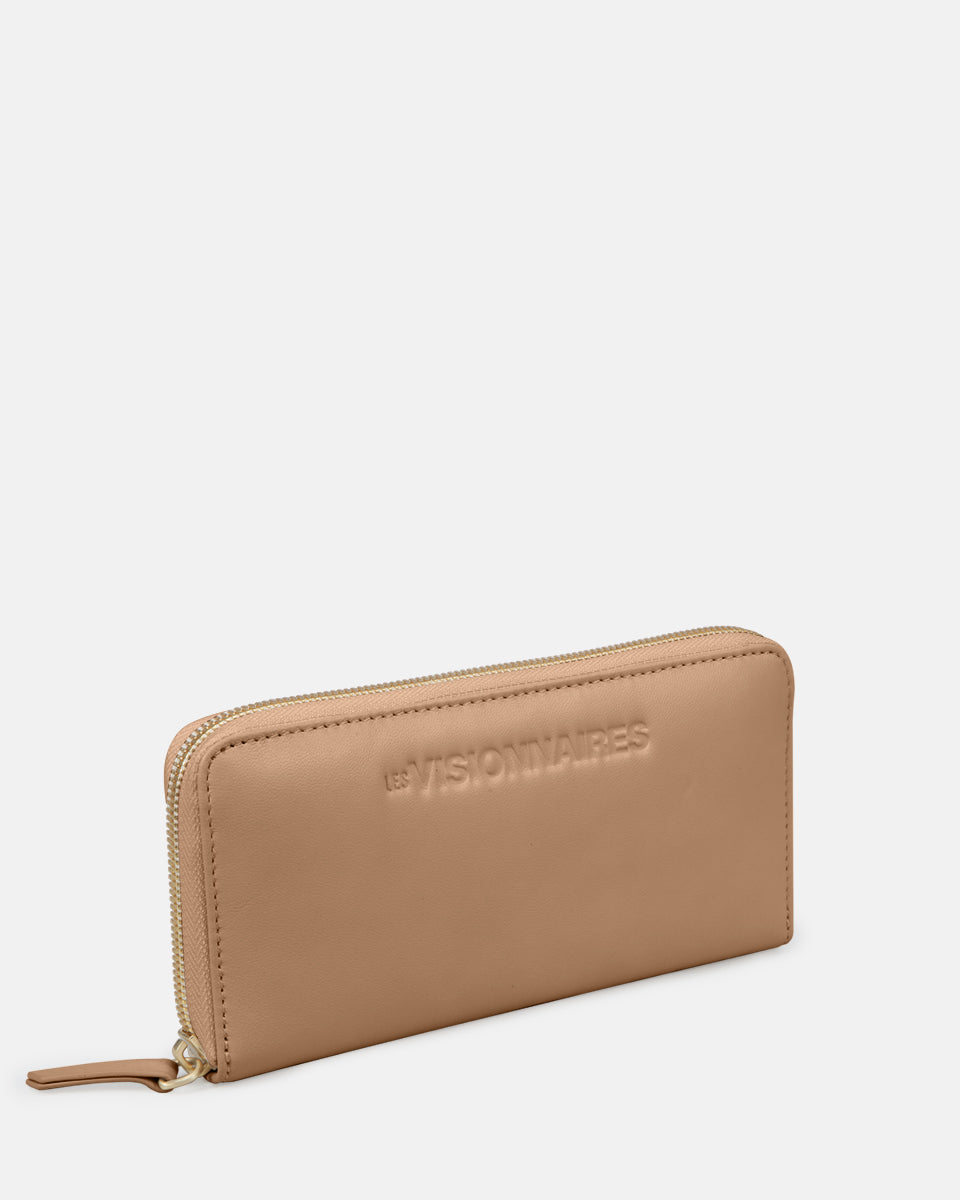 LES VISIONNAIRES- Wallets- LILY 25 SILKY- black / OS-off white / OS-caramel / OS-cappuccino beige / OS-matcha tea / OS-dusk blue / OS-cranberry / OS