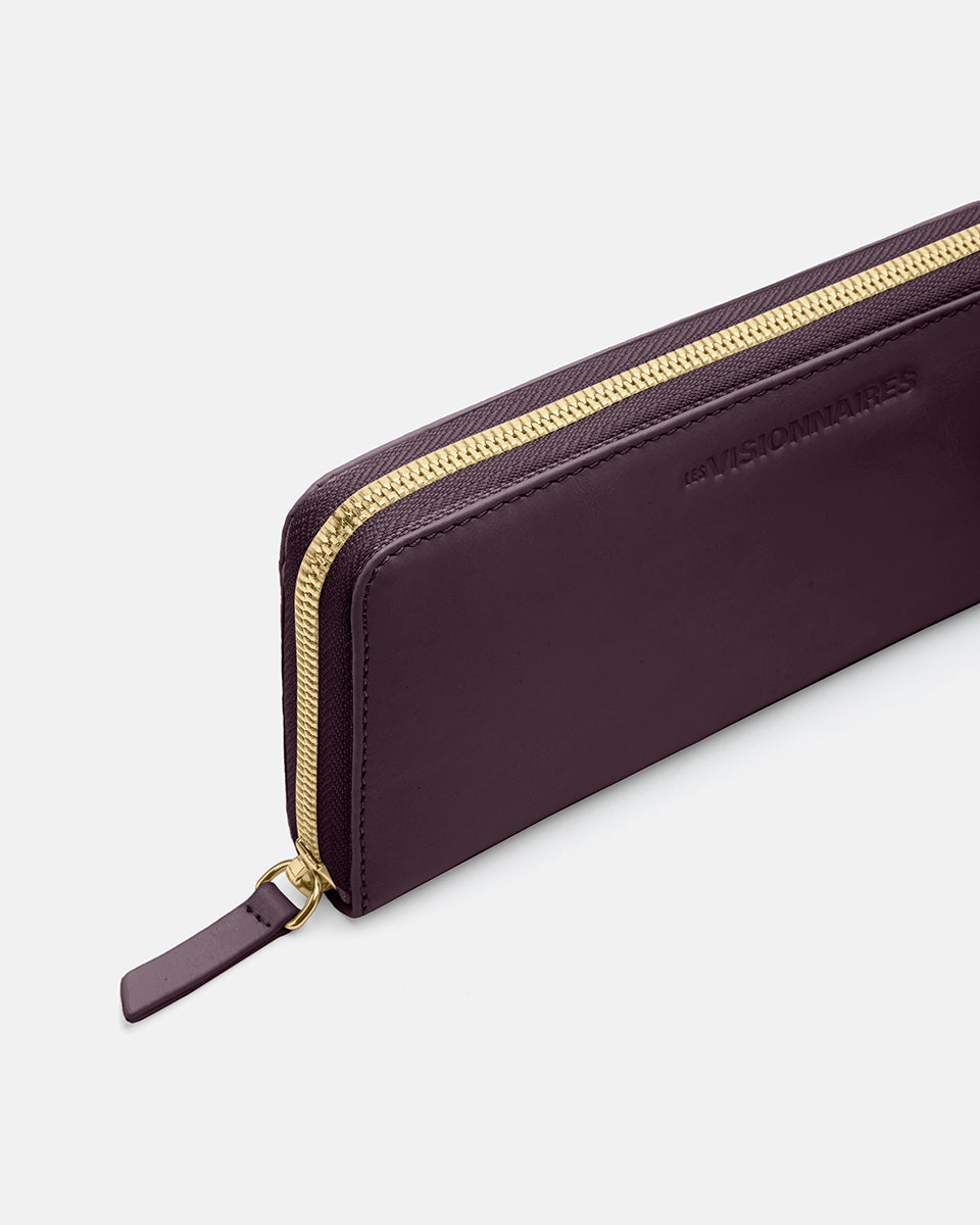 LES VISIONNAIRES- Wallets- LILY CRINKLE- black / OS-glacier grey / OS-bordeaux red / OS
