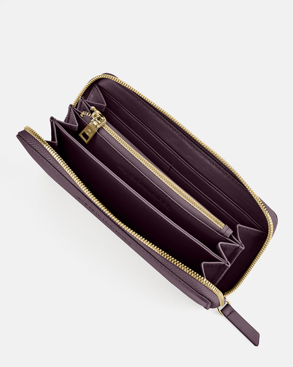 LES VISIONNAIRES- Wallets- LILY CRINKLE- black / OS-glacier grey / OS-bordeaux red / OS