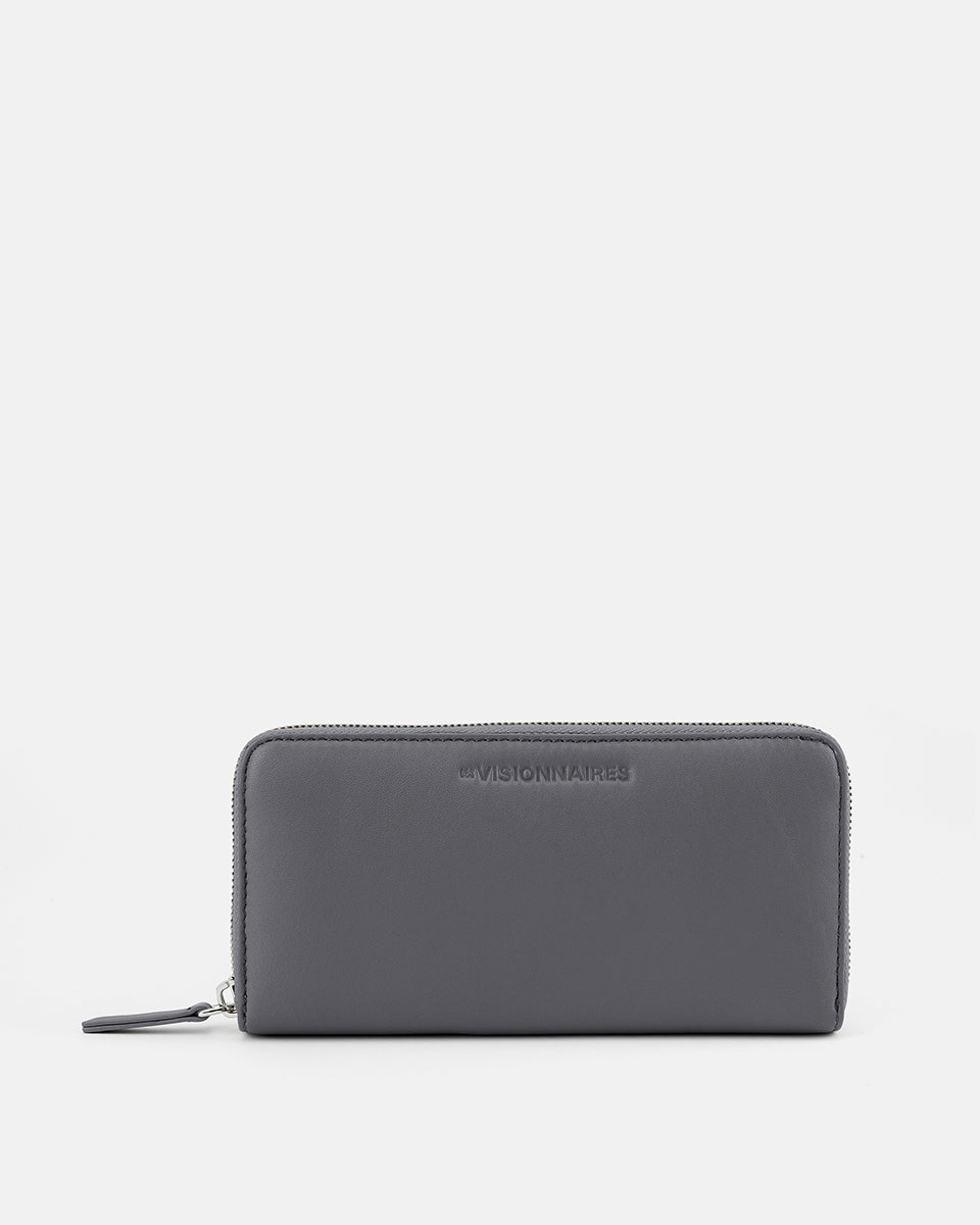 LES VISIONNAIRES- Wallets- LILY SILKY- chocolate brown / OS-titanium grey / OS-vinyard red / OS