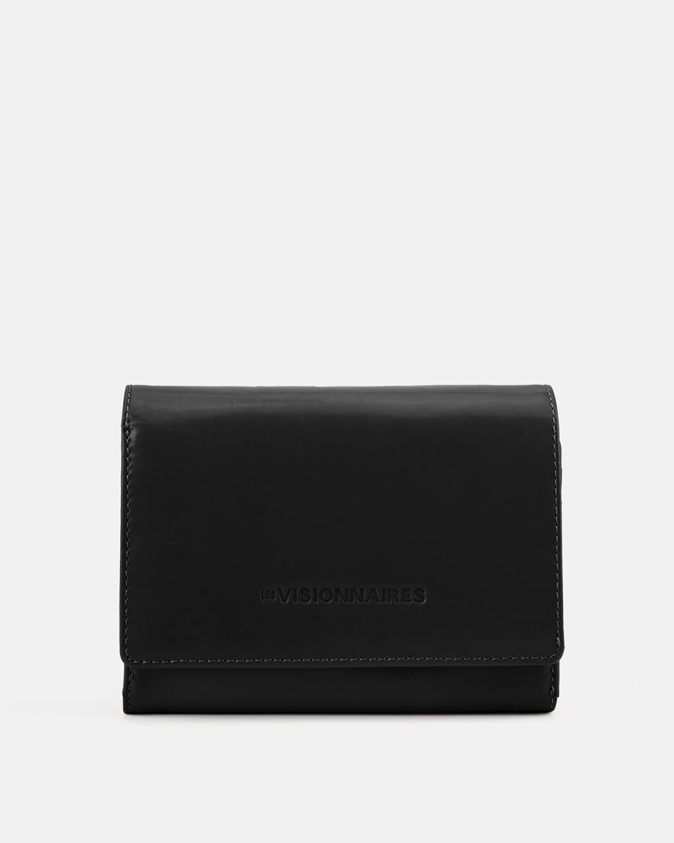 LES VISIONNAIRES- Wallets- MARIA A CRINKLE- black / OS-bordeaux red / OS
