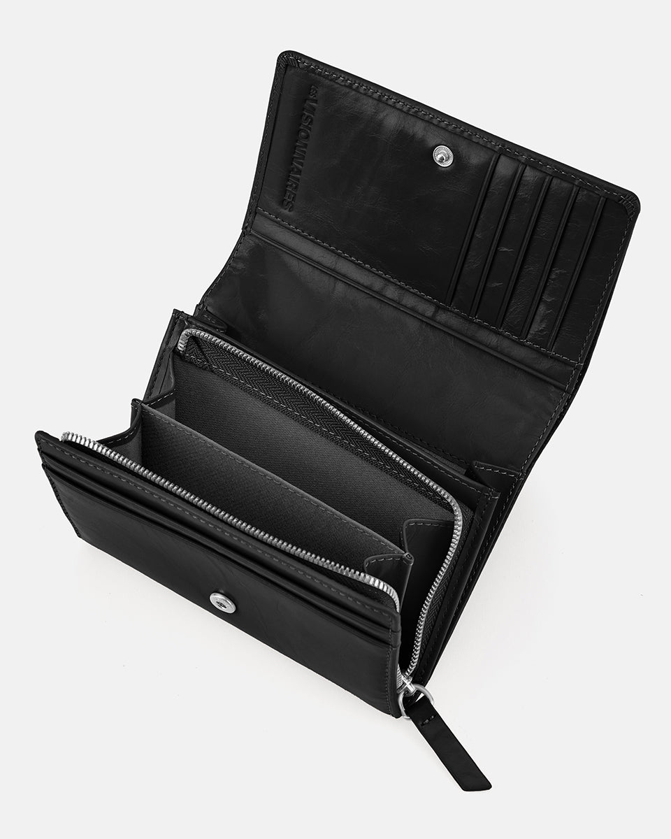 LES VISIONNAIRES- Wallets- MARIA A CRINKLE- black / OS-bordeaux red / OS