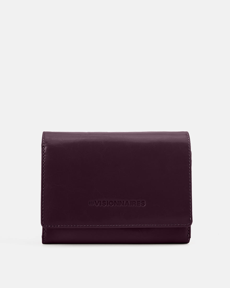 LES VISIONNAIRES- Wallets- MARIA A CRINKLE- black / OS-bordeaux red / OS