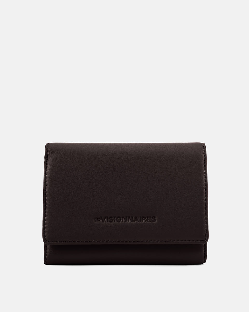LES VISIONNAIRES- Wallets- MARIA A SILKY- chocolate brown / OS-vinyard red / OS