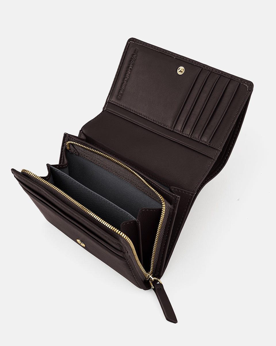 LES VISIONNAIRES- Wallets- MARIA A SILKY- chocolate brown / OS-vinyard red / OS