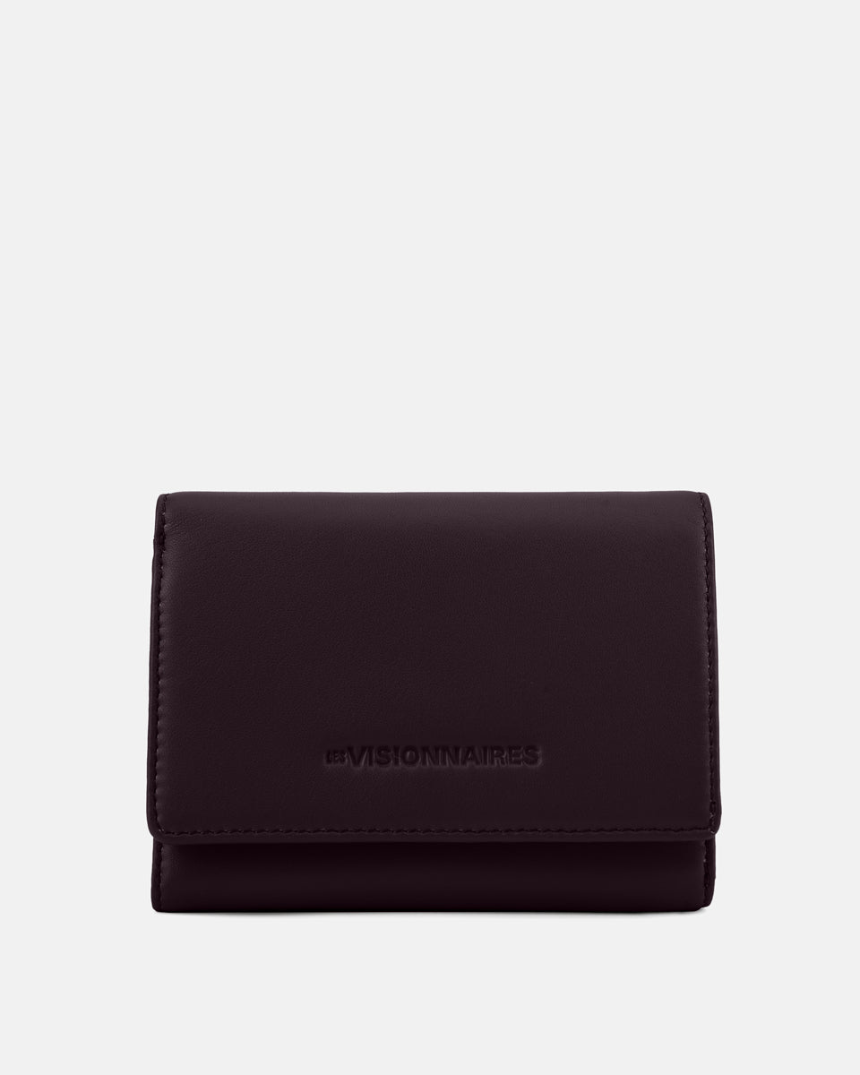 LES VISIONNAIRES- Wallets- MARIA A SILKY- chocolate brown / OS-vinyard red / OS