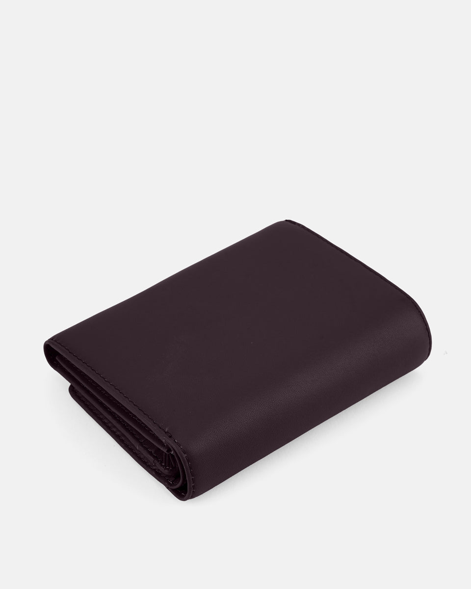 LES VISIONNAIRES- Wallets- MARIA A SILKY- chocolate brown / OS-vinyard red / OS