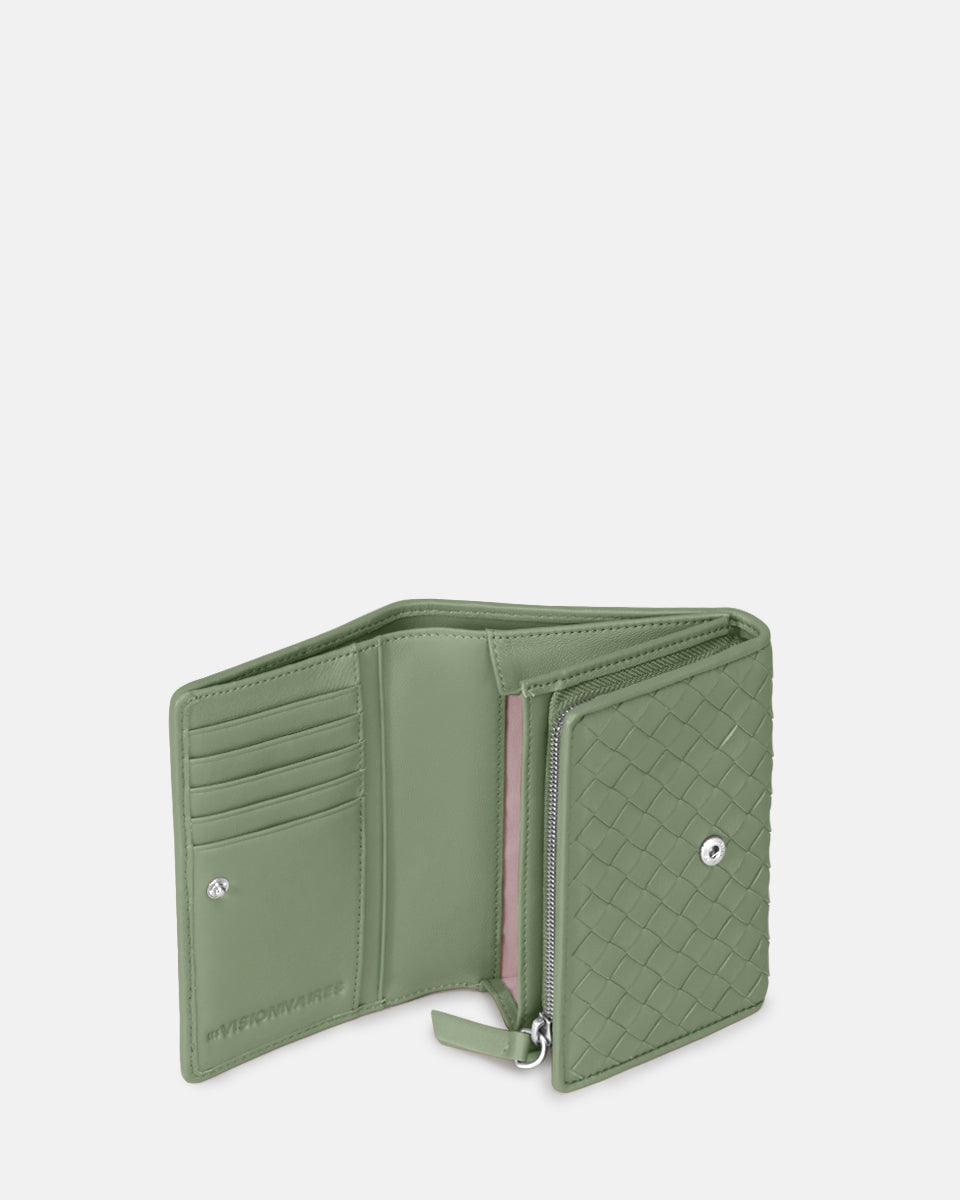 LES VISIONNAIRES- Wallets- MARIA A WEAVE- black / OS-off white / OS-caramel / OS-cappuccino beige / OS-matcha tea / OS-dusk blue / OS-cranberry / OS