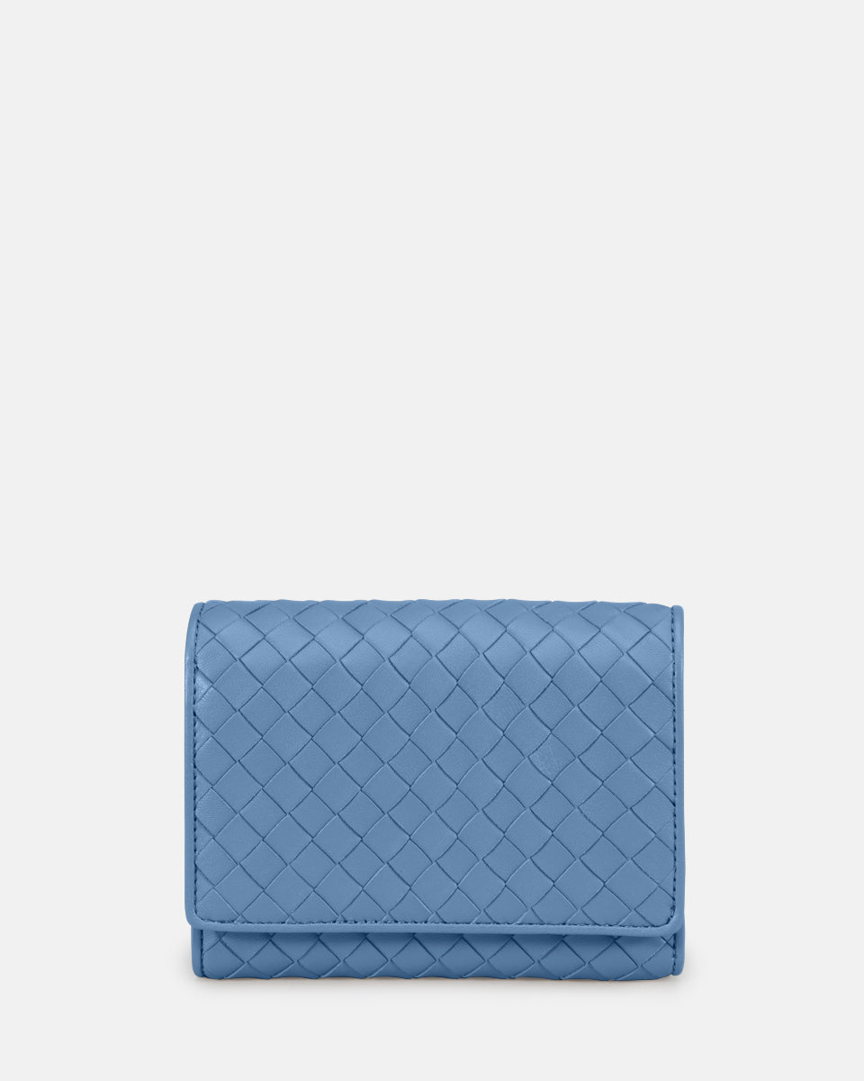 LES VISIONNAIRES- Wallets- MARIA A WEAVE- black / OS-off white / OS-caramel / OS-cappuccino beige / OS-matcha tea / OS-dusk blue / OS-cranberry / OS