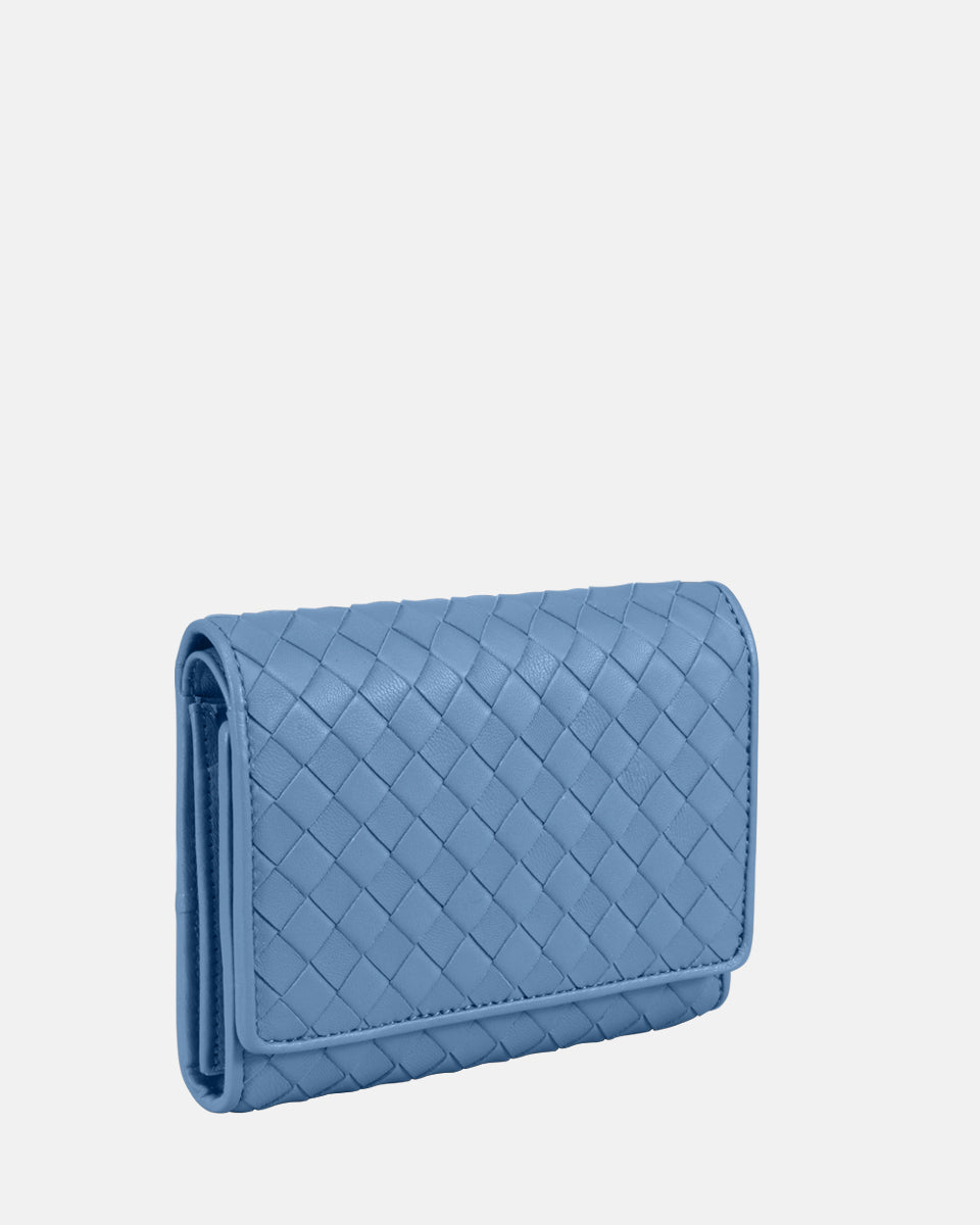 LES VISIONNAIRES- Wallets- MARIA A WEAVE- black / OS-off white / OS-caramel / OS-cappuccino beige / OS-matcha tea / OS-dusk blue / OS-cranberry / OS