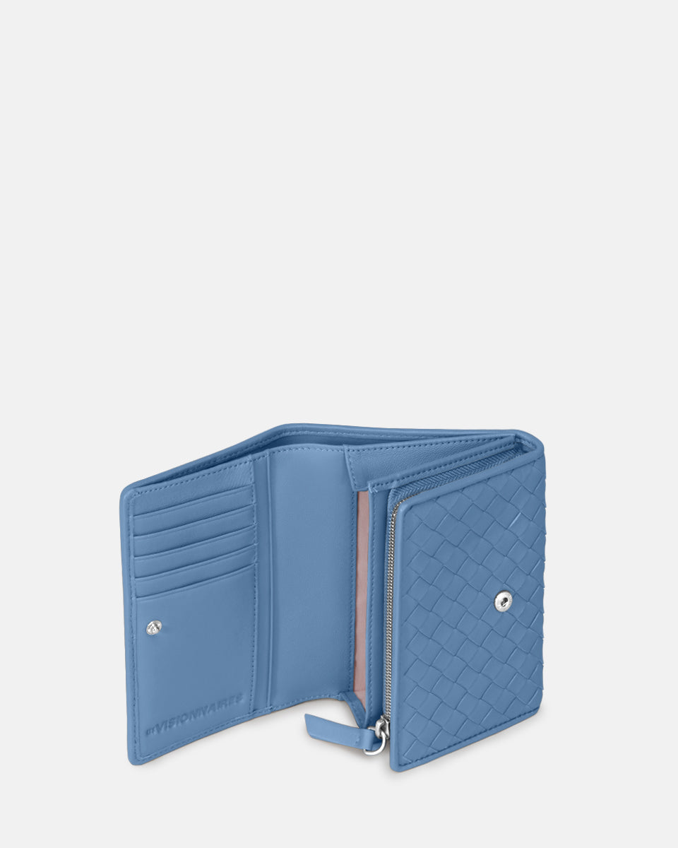 LES VISIONNAIRES- Wallets- MARIA A WEAVE- black / OS-off white / OS-caramel / OS-cappuccino beige / OS-matcha tea / OS-dusk blue / OS-cranberry / OS