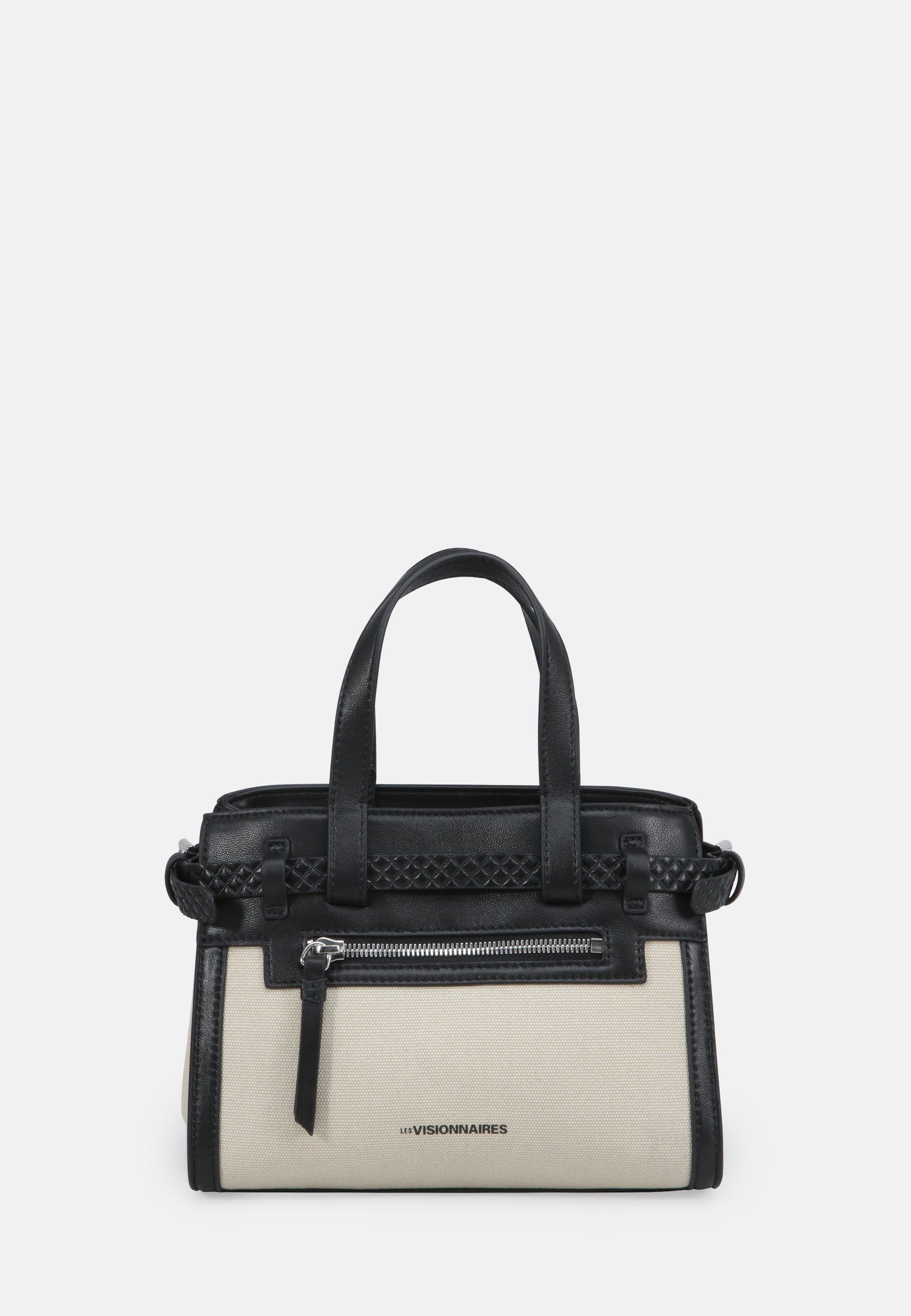 LES VISIONNAIRES- Bags- TINA S CANVAS- off white / black / OS