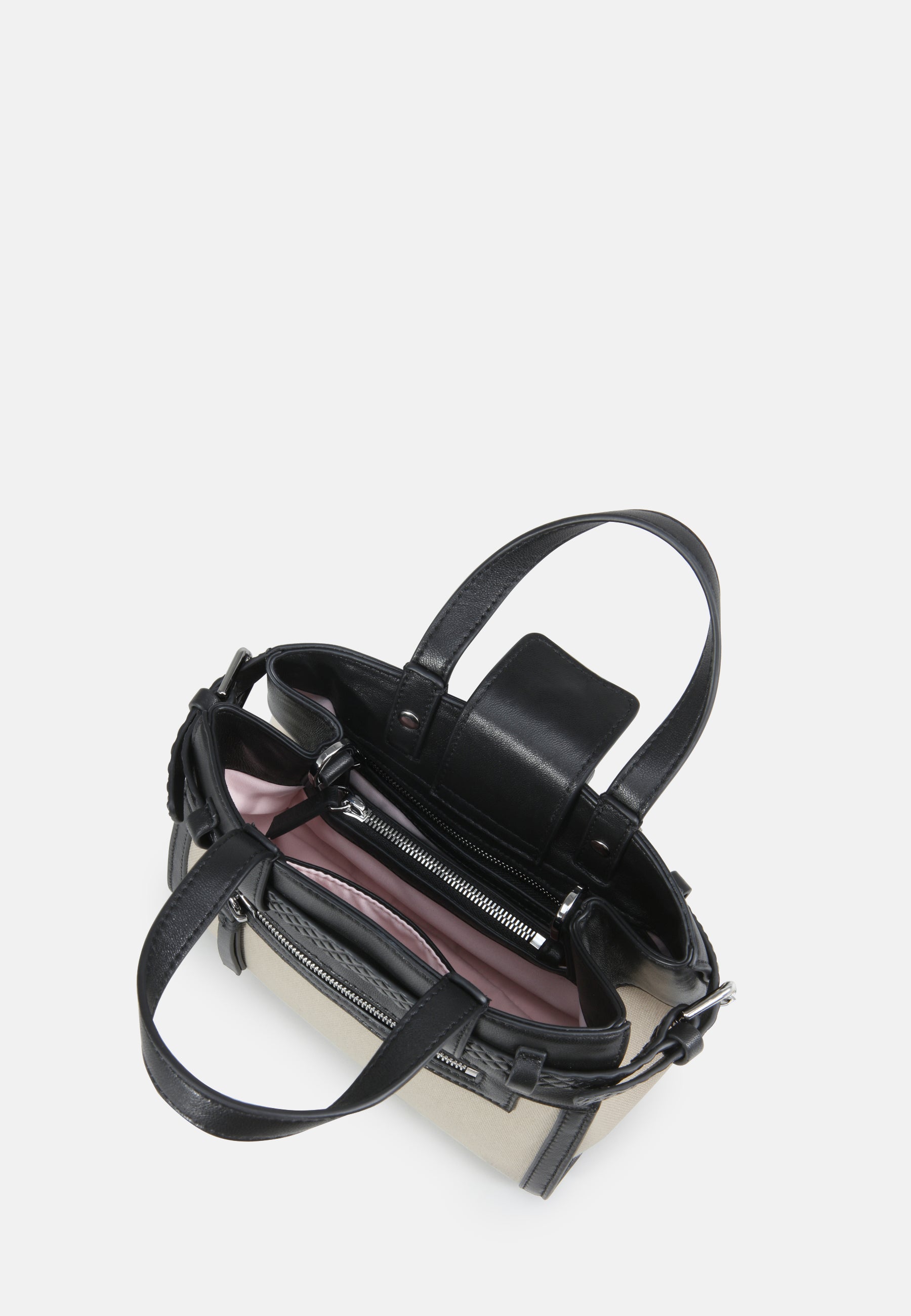 LES VISIONNAIRES- Bags- TINA S CANVAS- off white / black / OS